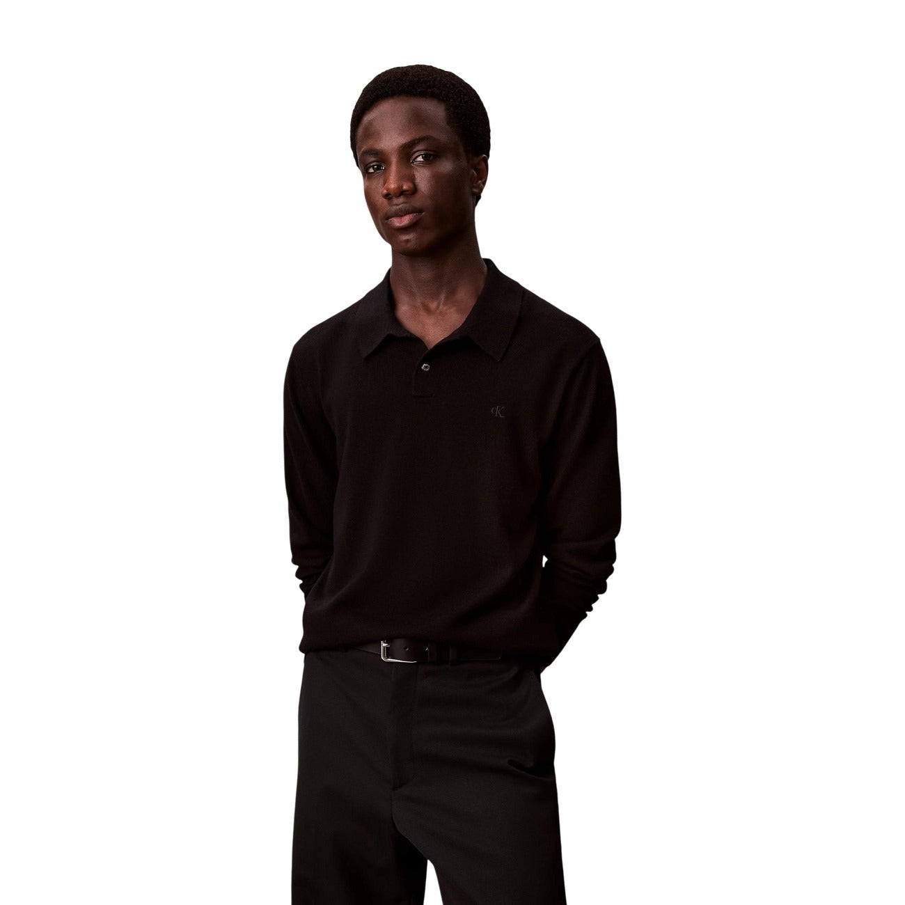 Pull Calvin Klein Homme en Laine – Noir
