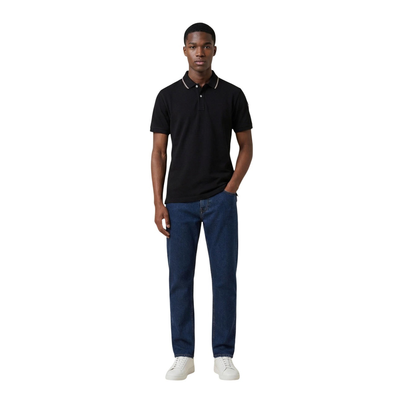Men's black Colmar Originals polo shirt