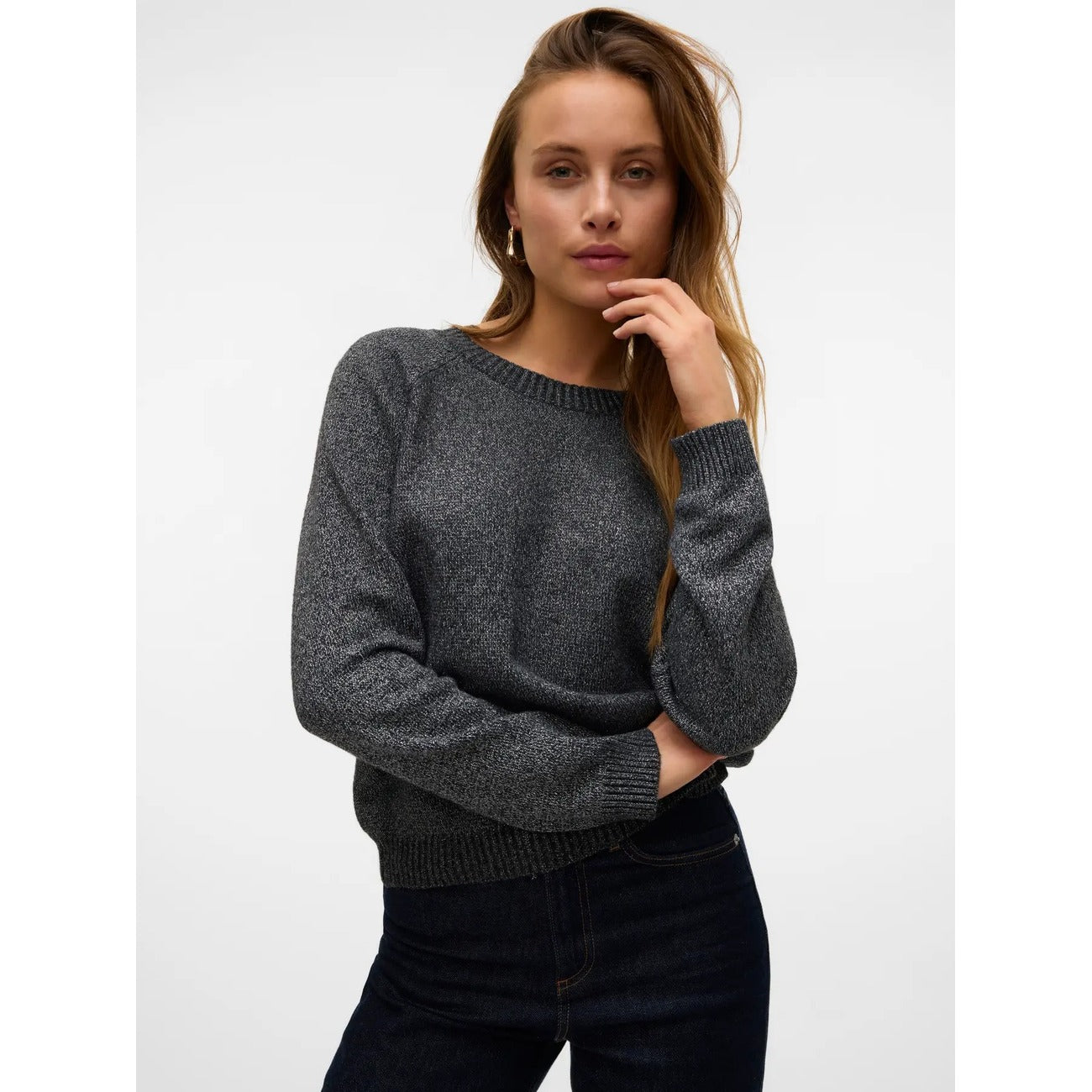 Pull Vero Moda Femme – Gris et Beige