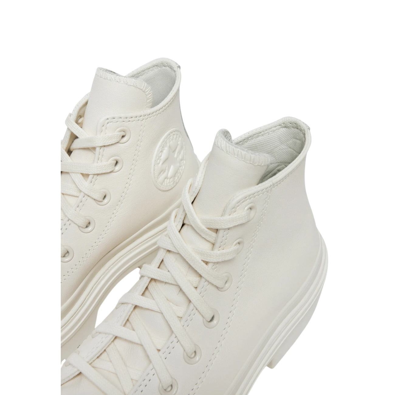 Women's White Converse Platform Ankle Boots