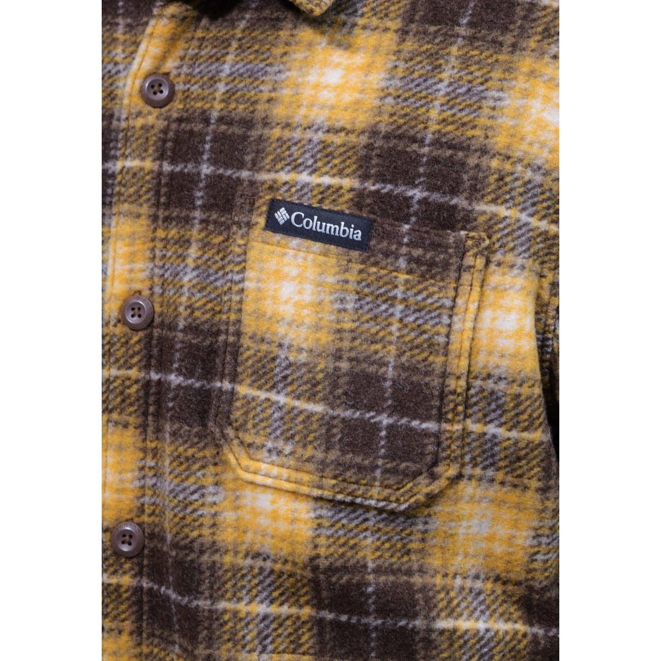Chemise manches longues homme Columbia – Marron