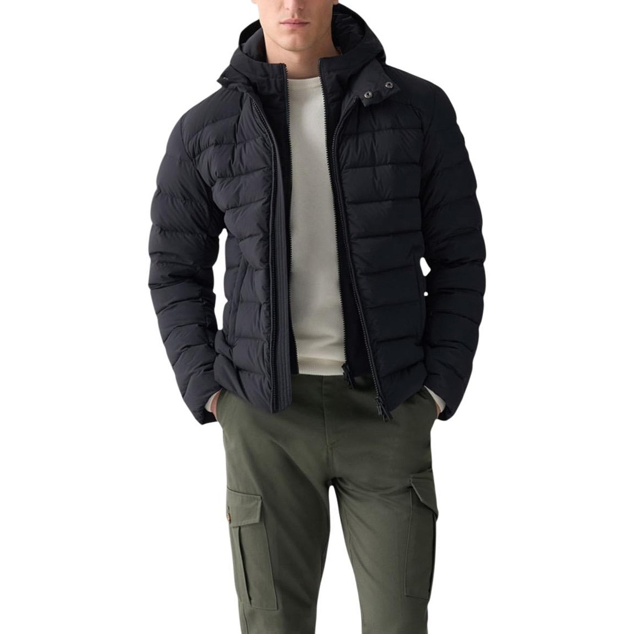 Men's Black Hooded Jacket Colmar Originals