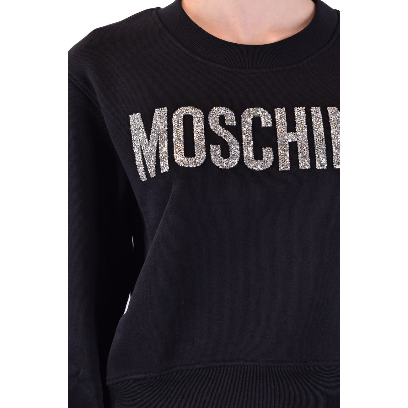 Women's Black Printed Sweatshirt – Moschino