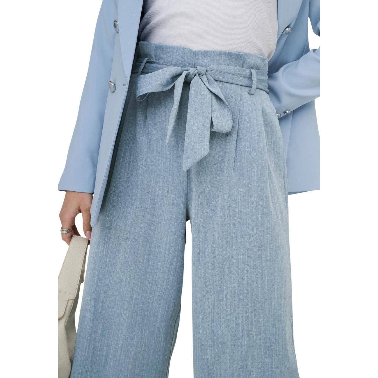 Pantalon Only Femme – Bleu Clair, Vert, Marron et Beige