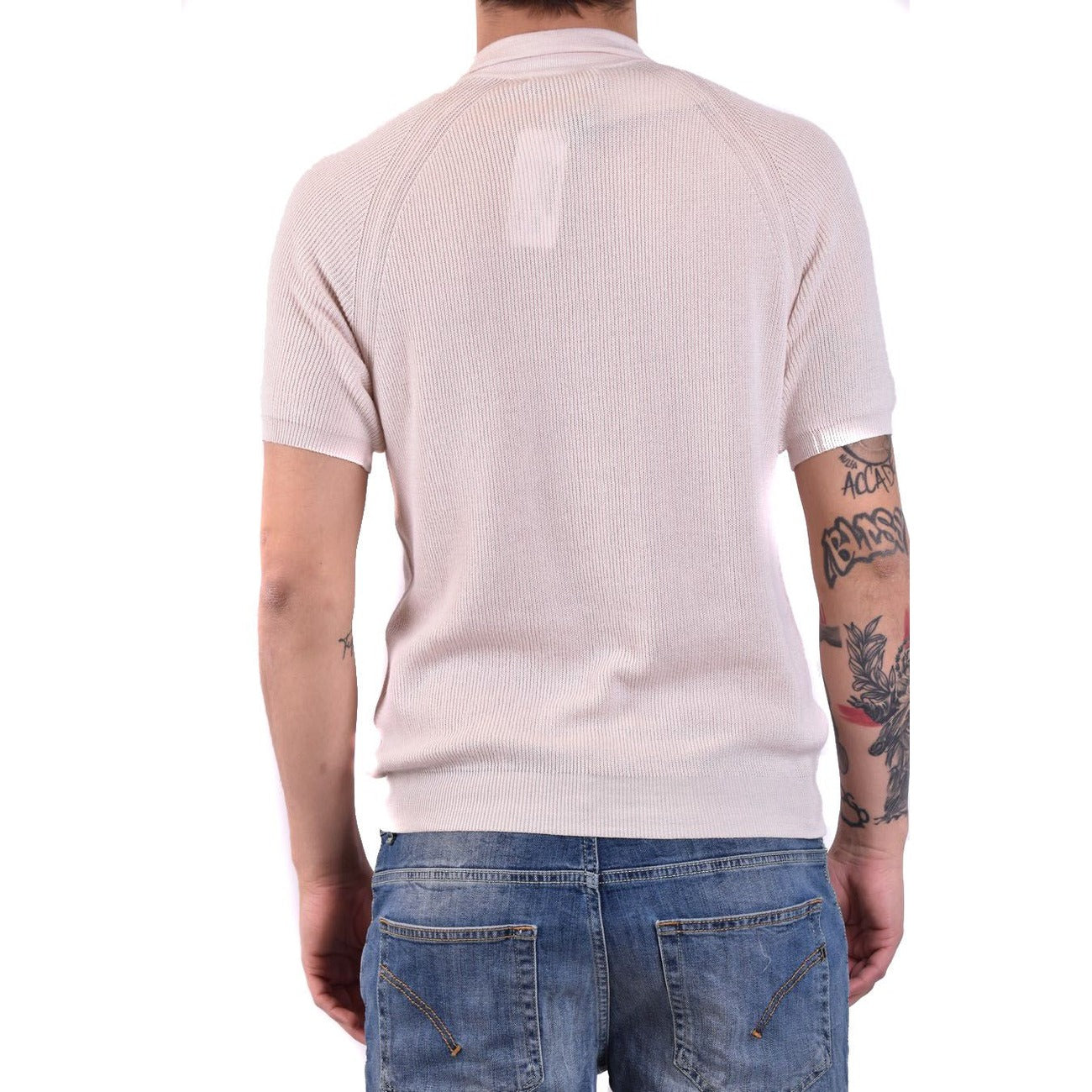 Polo homme Laneus en coton – Blanc