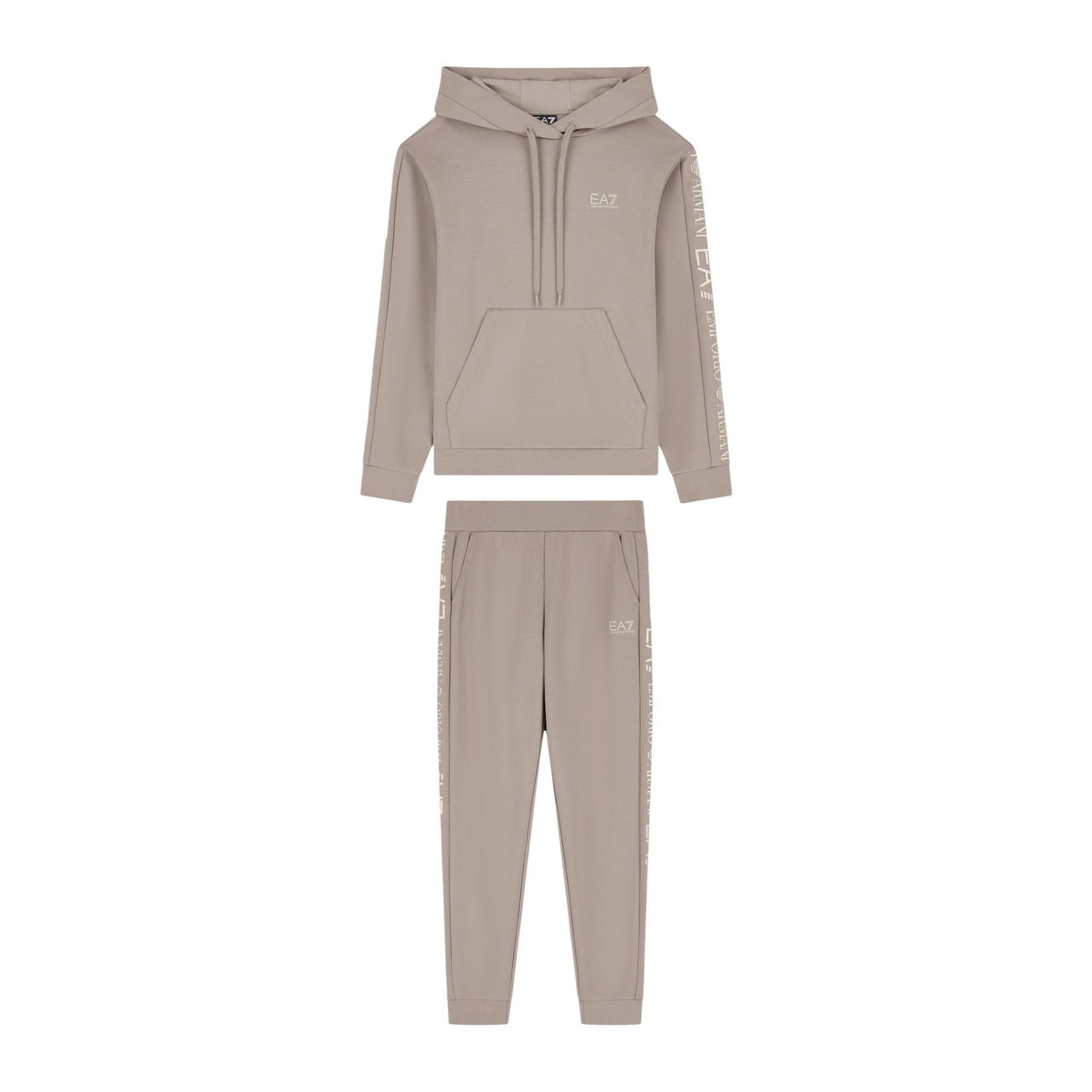 Survêtement EA7 Femme à Capuche – Beige
