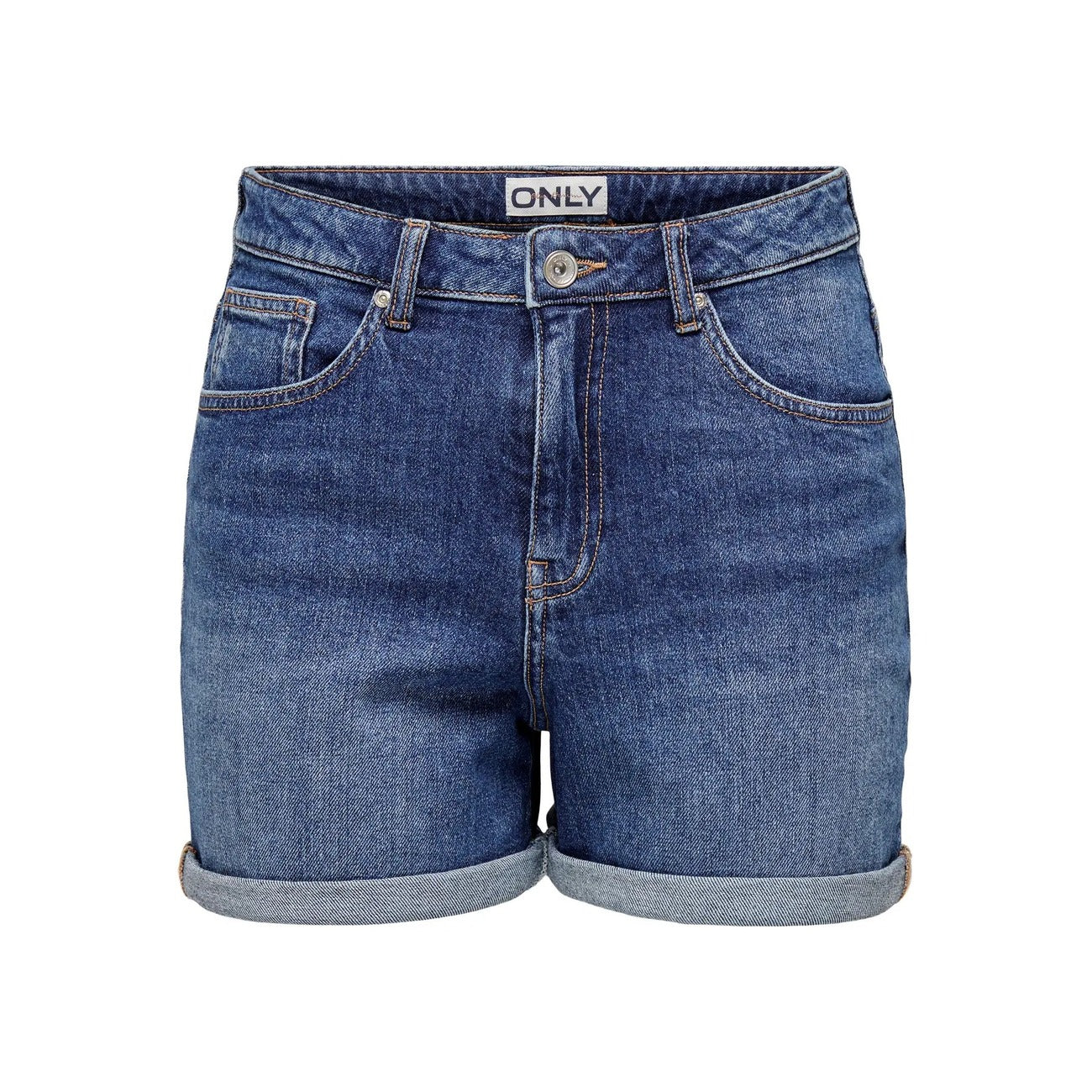 Short Only Femme Coton Bio Stretch – Bleu