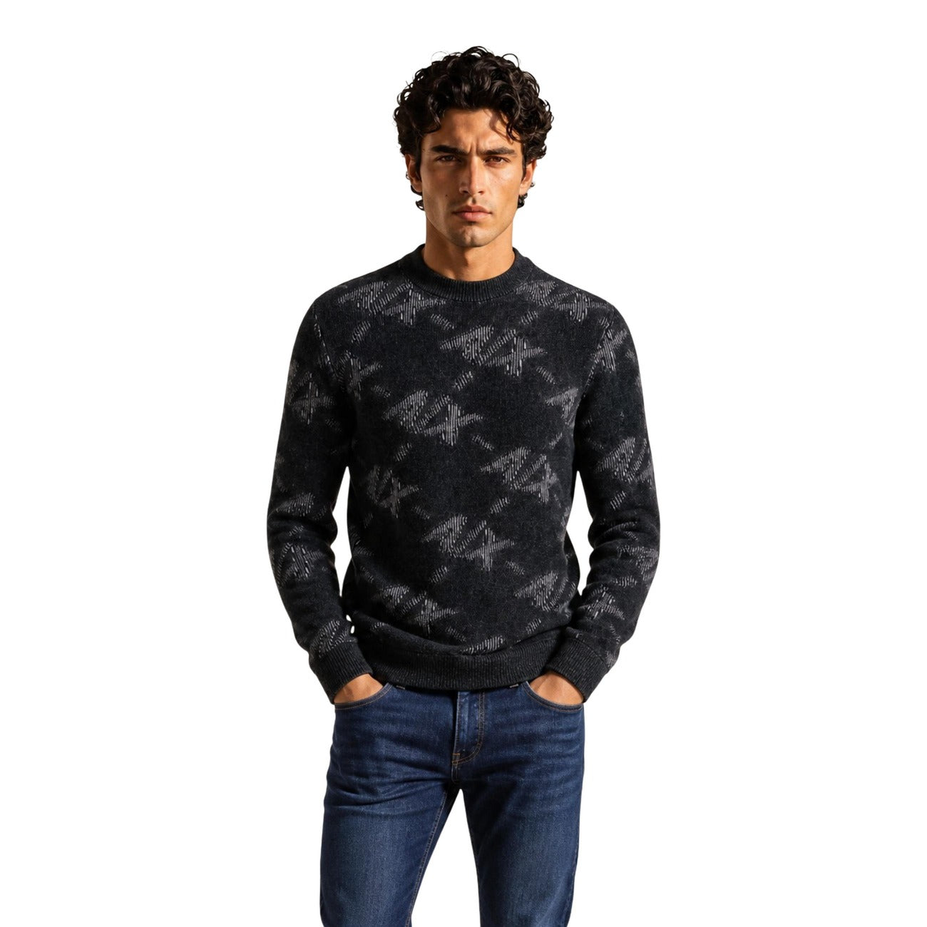Pull Armani Exchange Homme – Noir