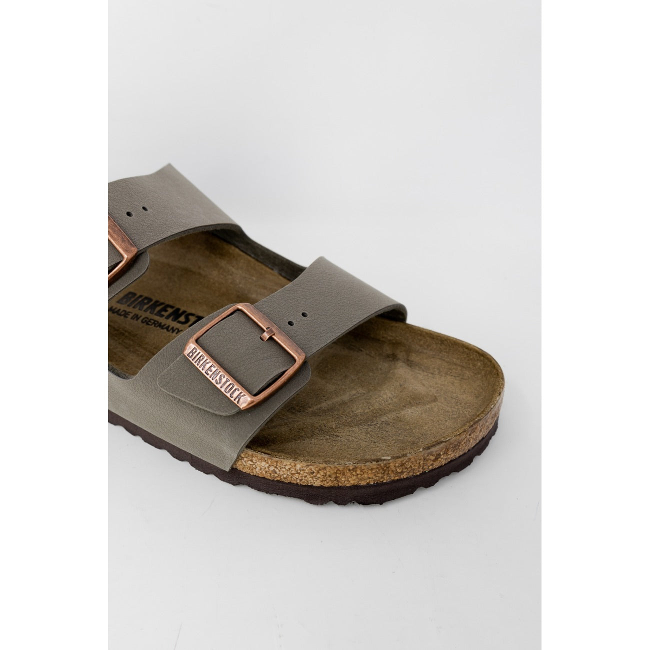 Sandales Birkenstock Femme en Cuir – Gris