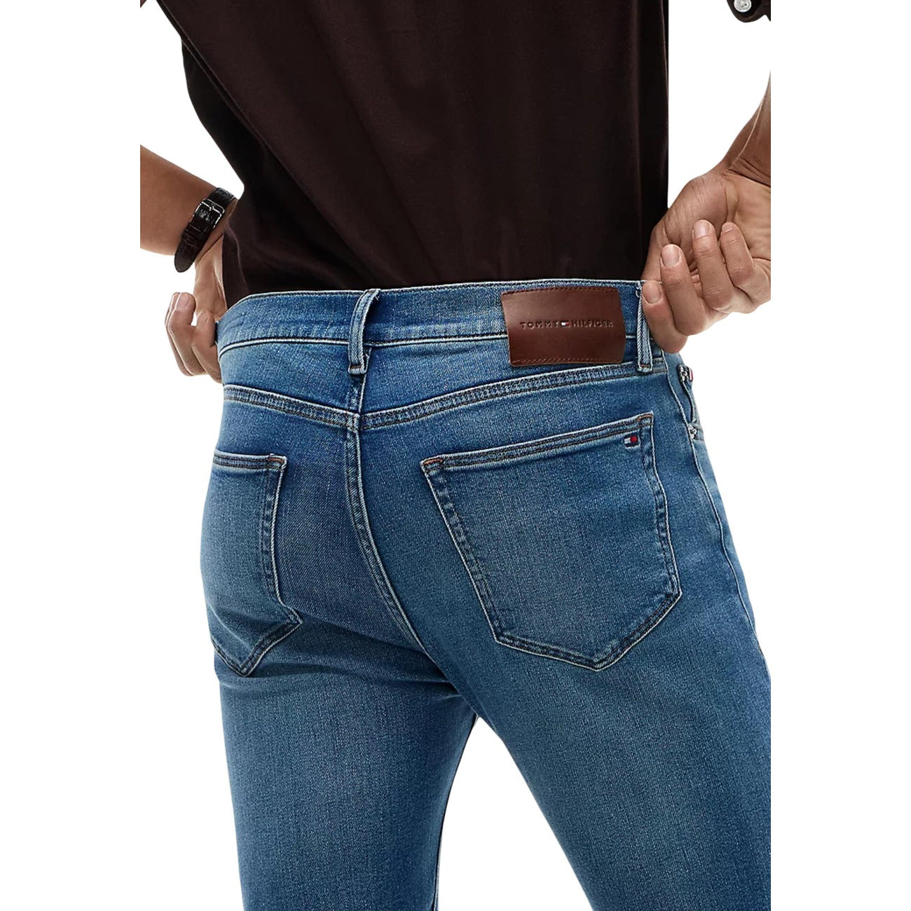 Tommy Hilfiger Men's Slim-Fit Stretch Jeans – Blue