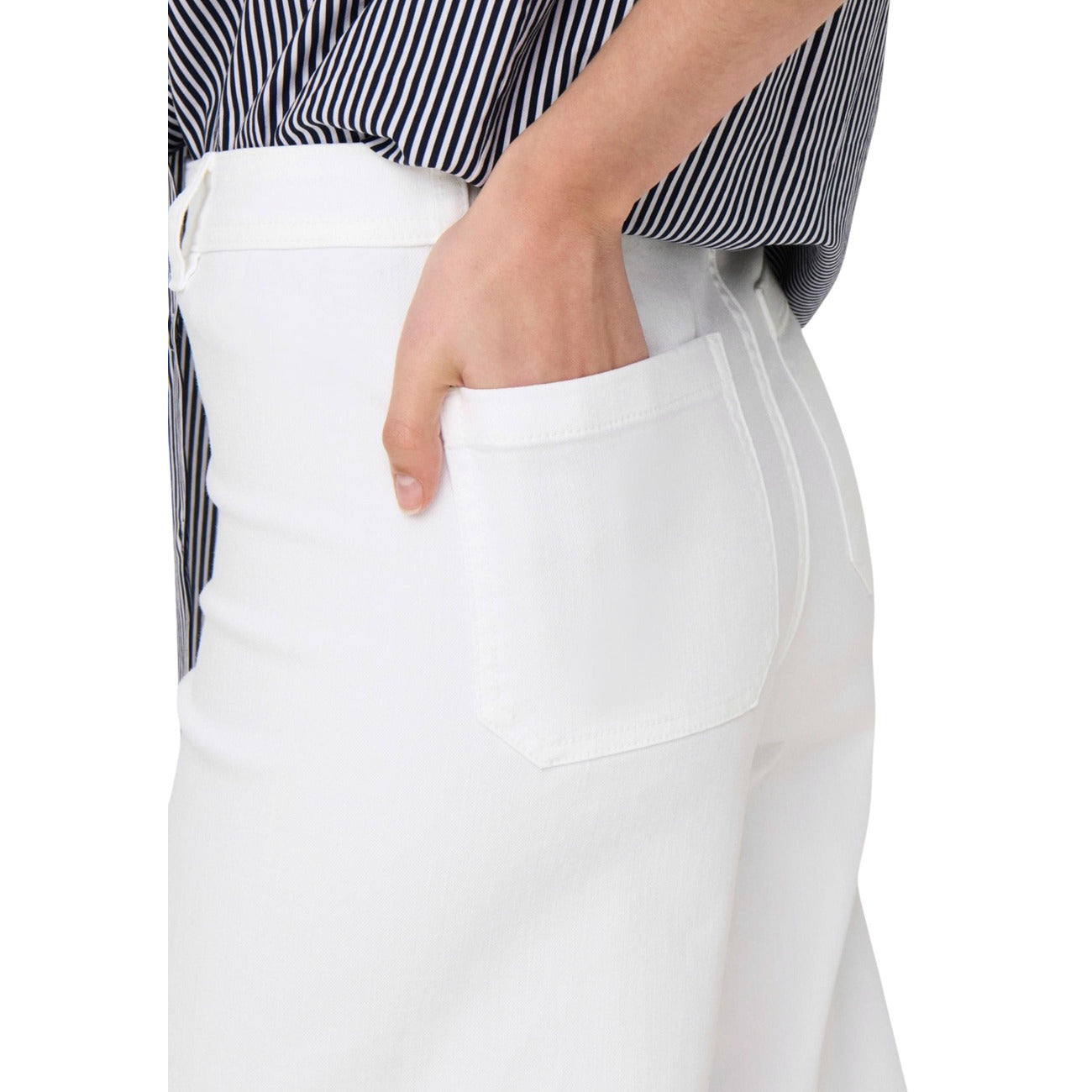 Jacqueline De Yong Women's Stretch Trousers – White