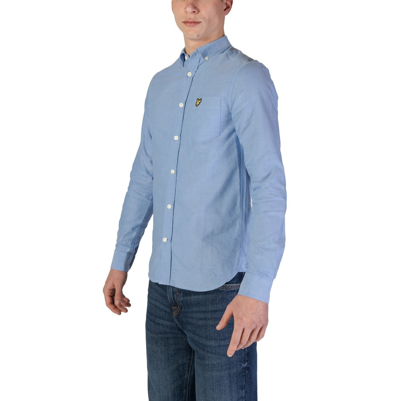 Chemise Lyle & Scott Homme en Coton – Bleu Azur