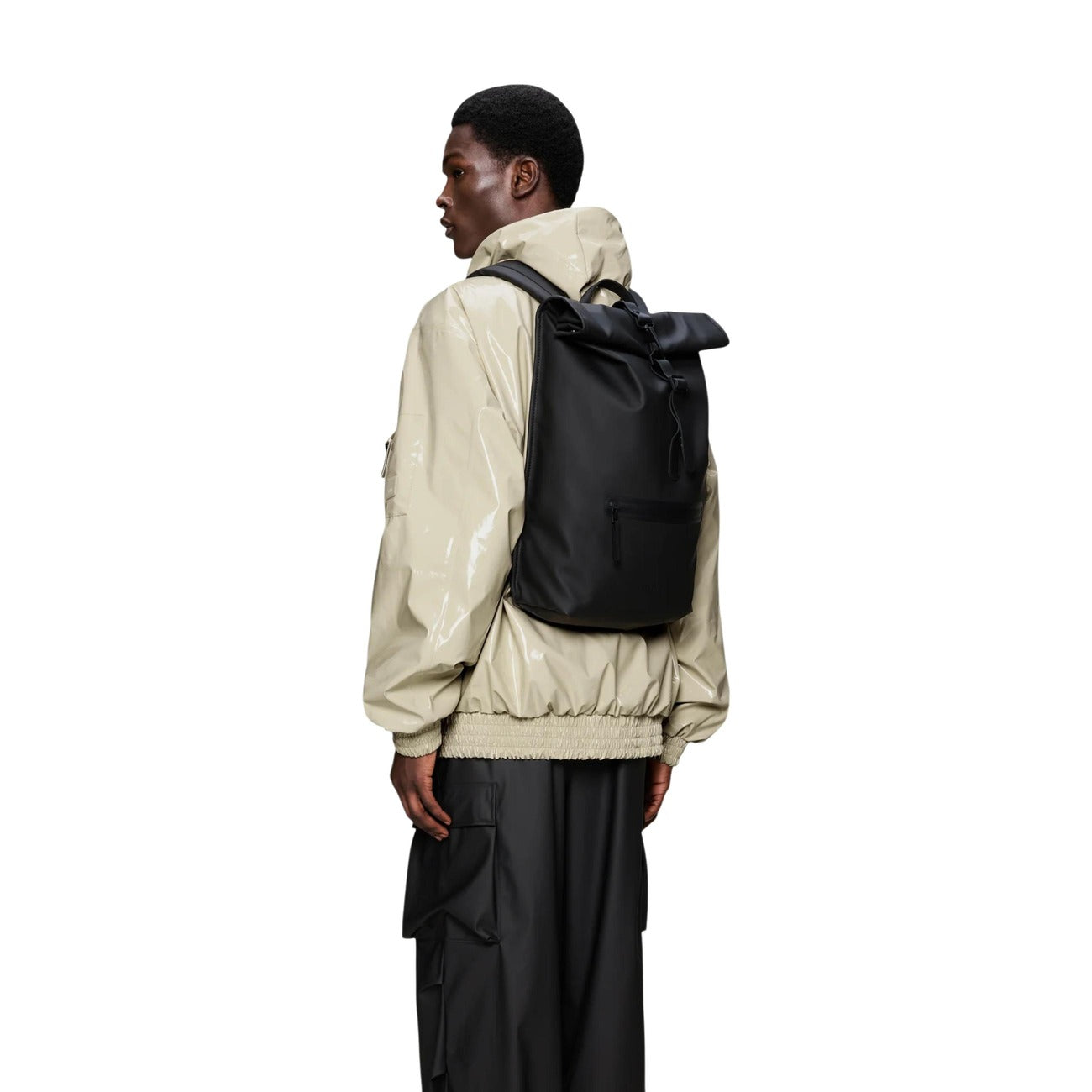 Sac à Dos Rains Rolltop Homme – Noir/Gris