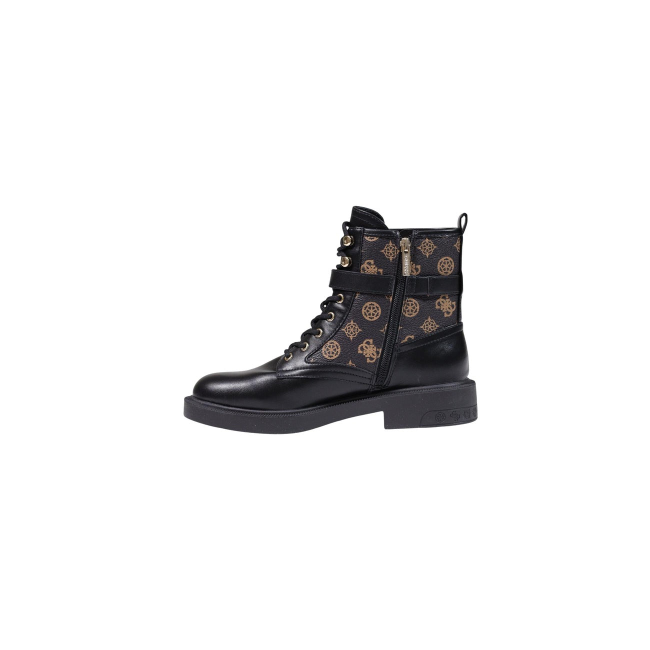 Bottines Guess Femme Fellini Imprimées – Noir