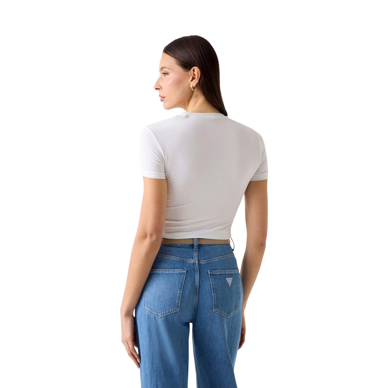 Guess Women's Modal T-shirt – White
