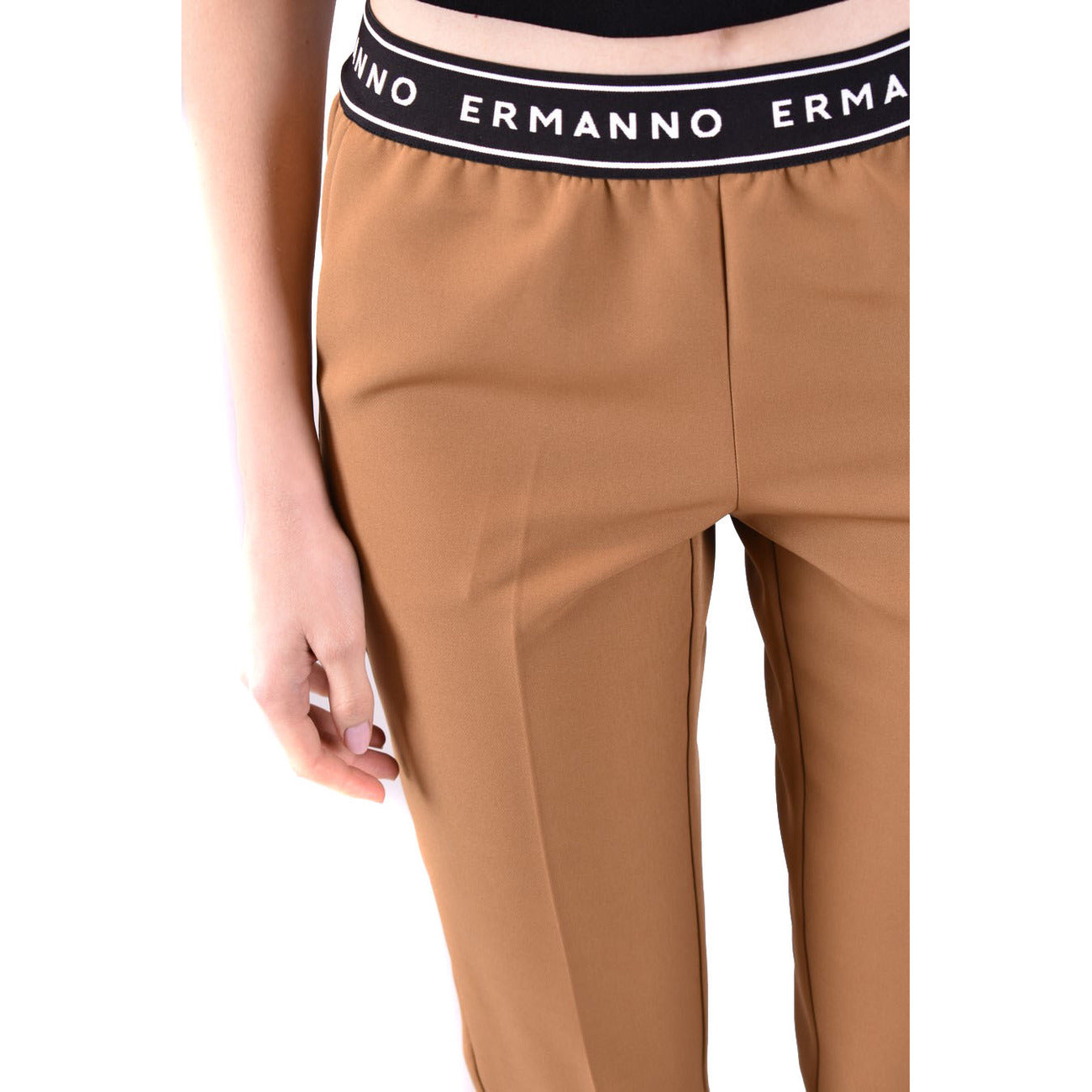 Pantalon femme beige Ermanno