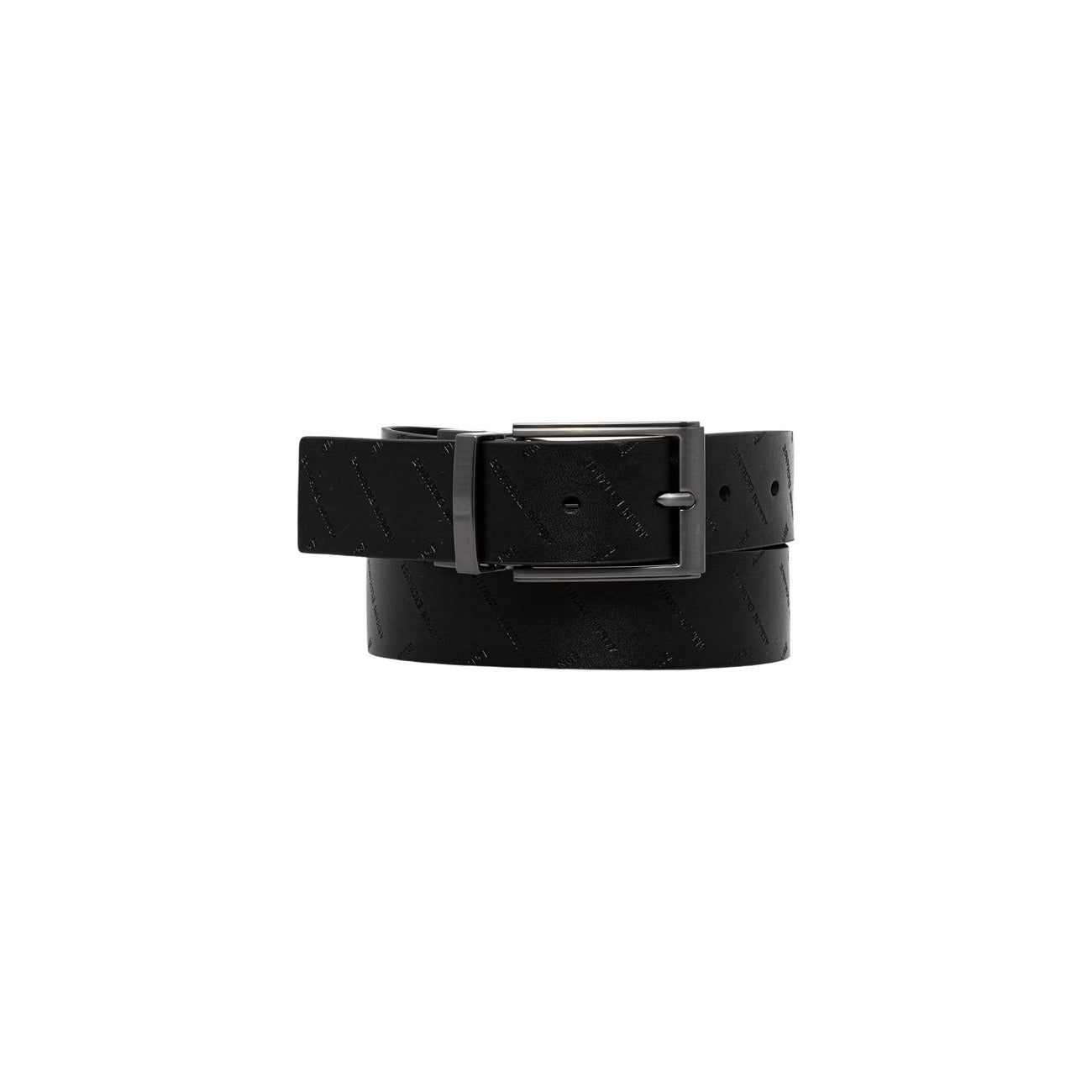 Ceinture Armani Exchange Homme en Cuir – Noir