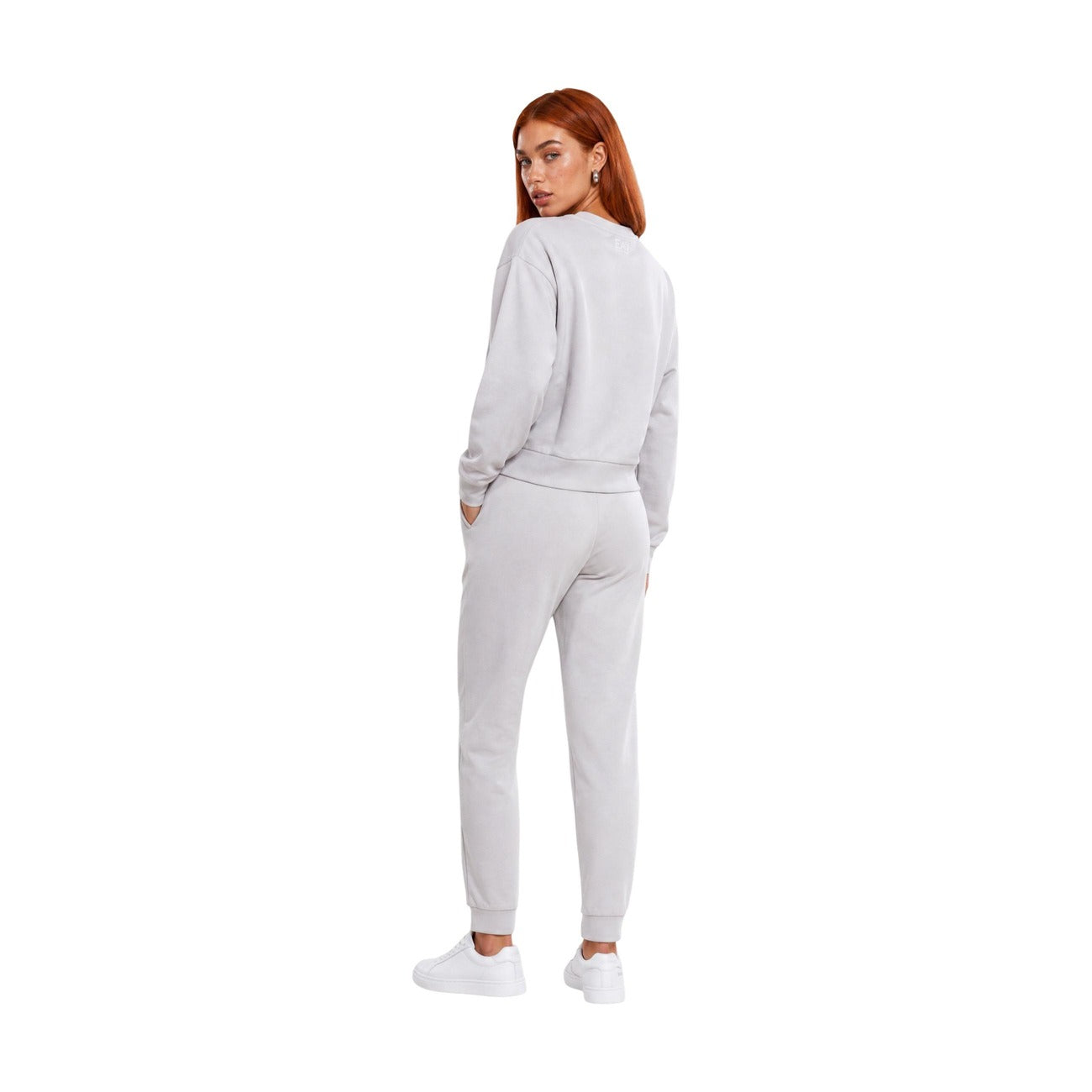 Survêtement EA7 Femme en Coton – Gris