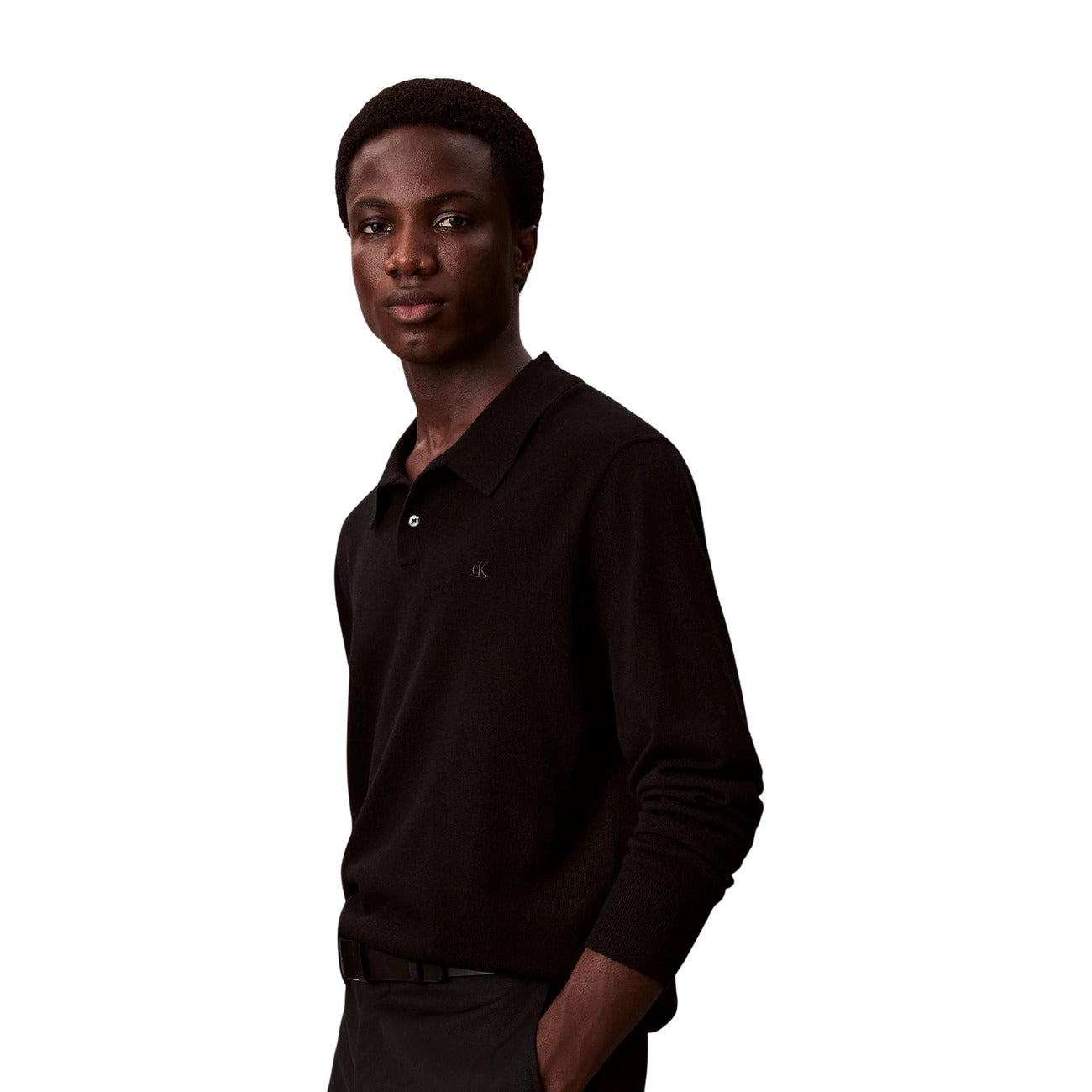 Pull Calvin Klein Homme en Laine – Noir