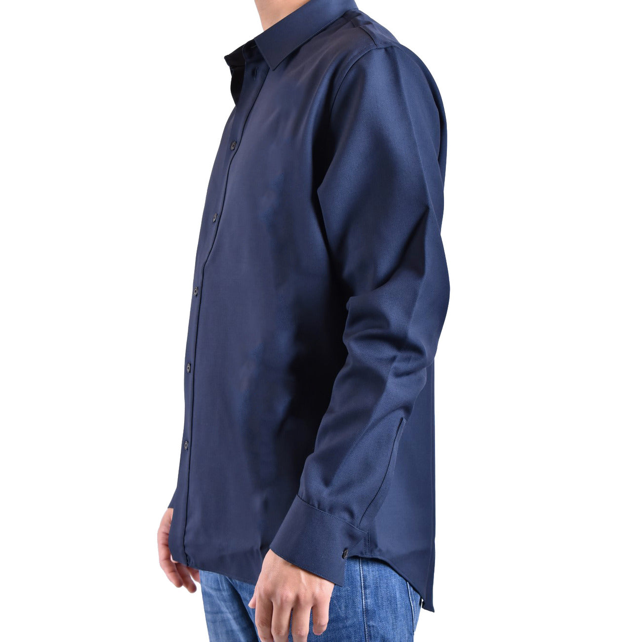 Chemise Laneus Homme bleue en laine