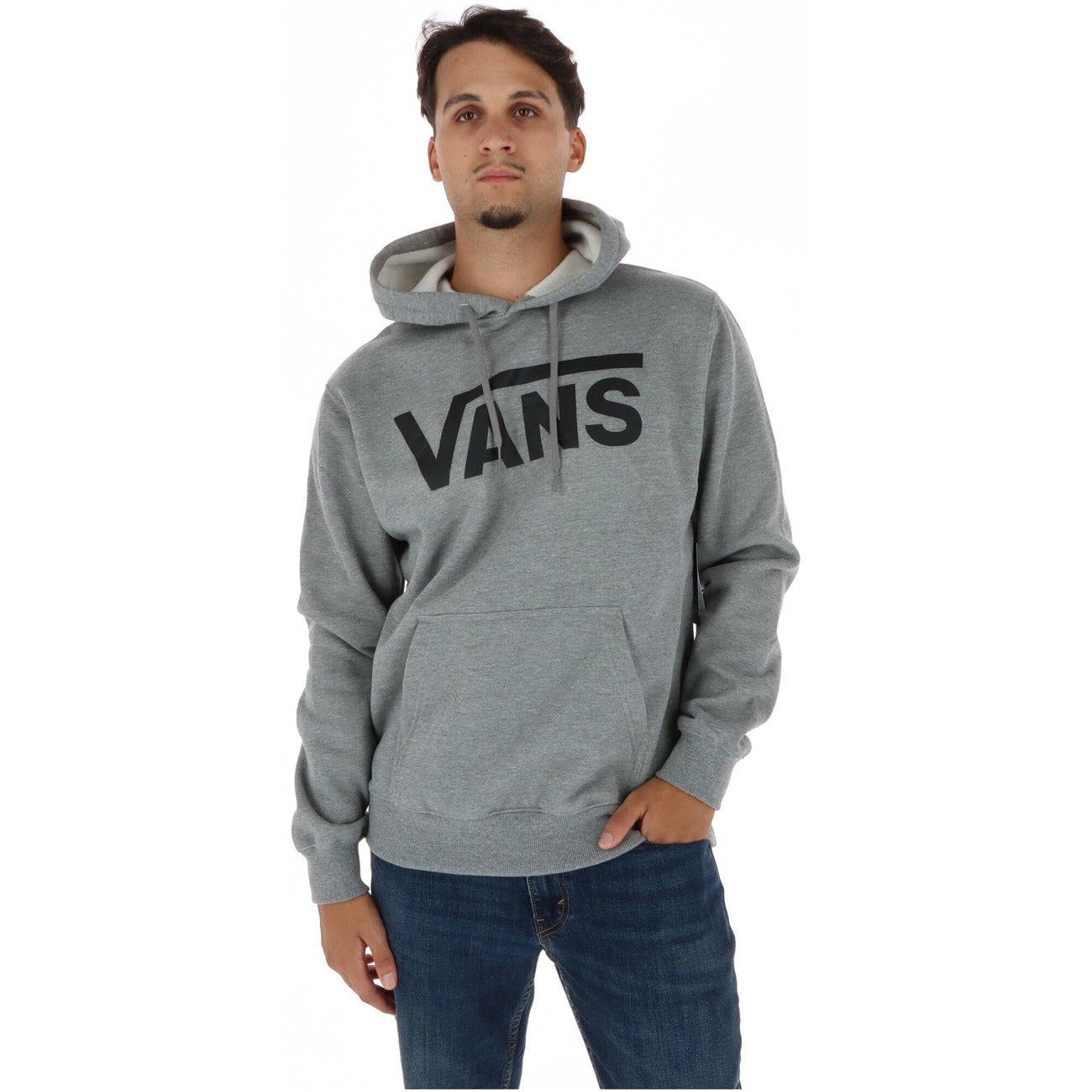 Sweat à Capuche Vans Homme – Gris