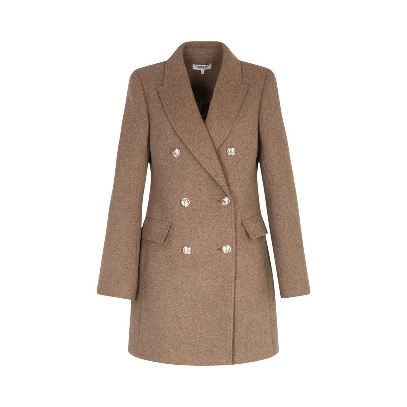 Manteau femme Morgan avec laine – Gris