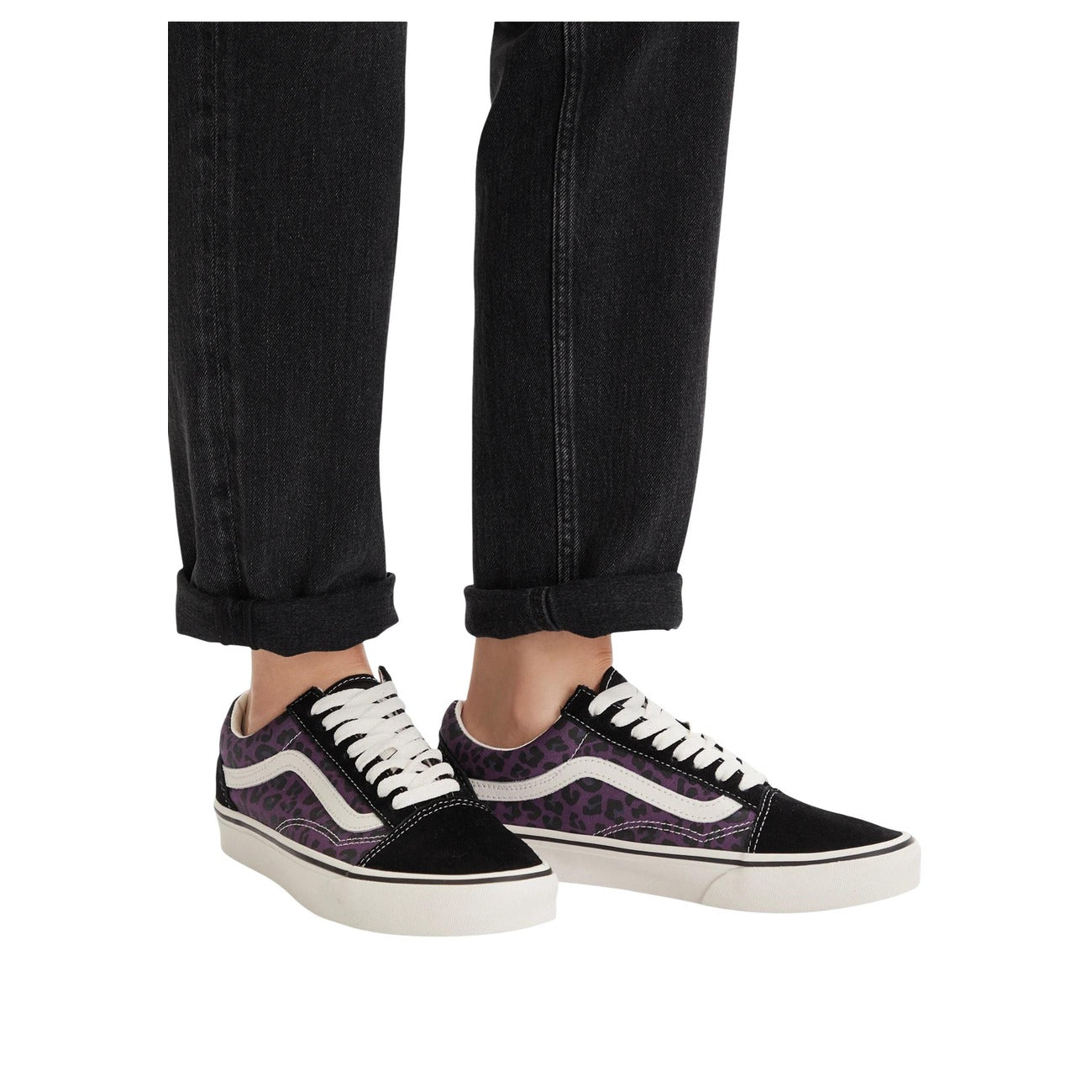 Baskets Vans Old Skool Homme – Noir Léopard