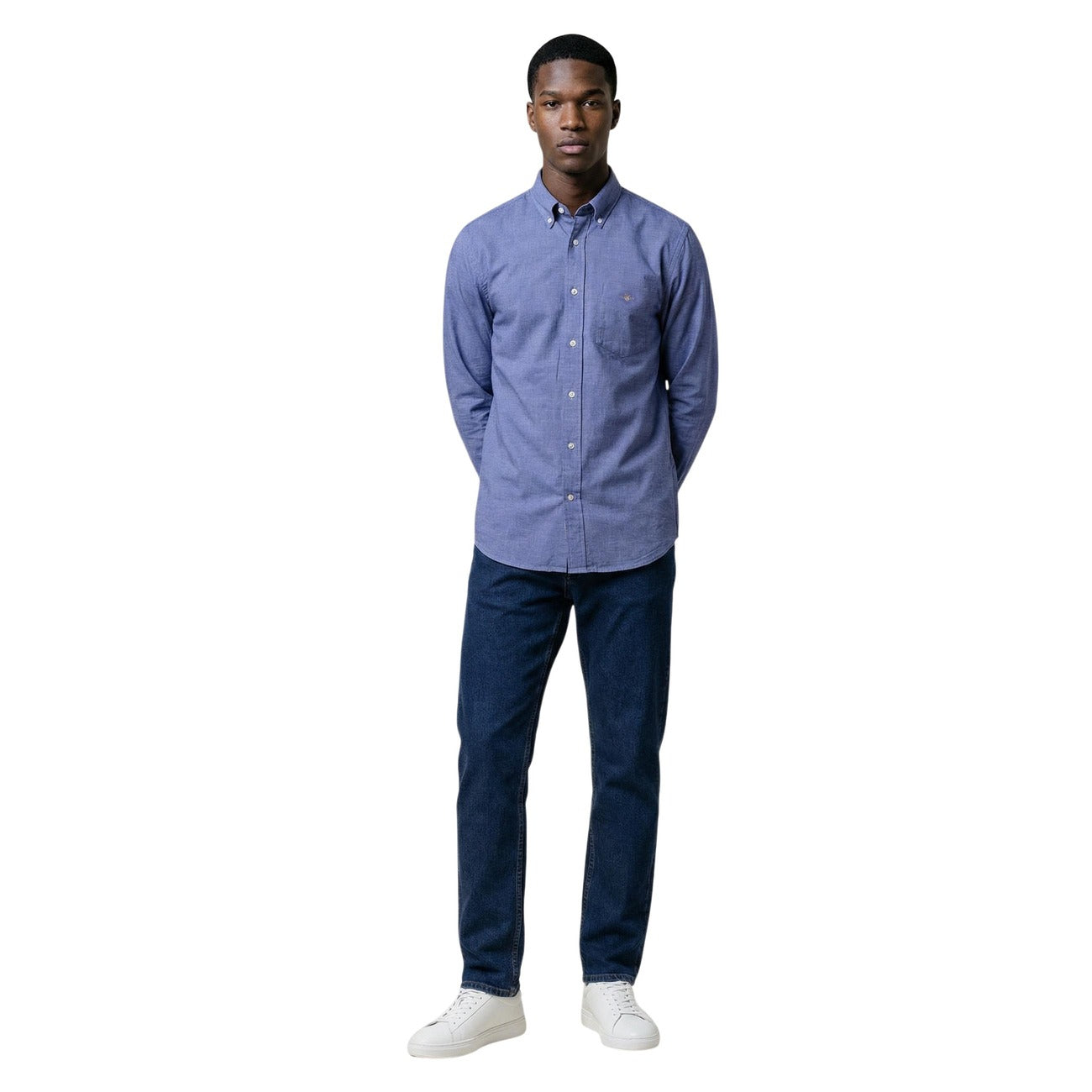 Chemise homme Gant en coton – Bleu azur