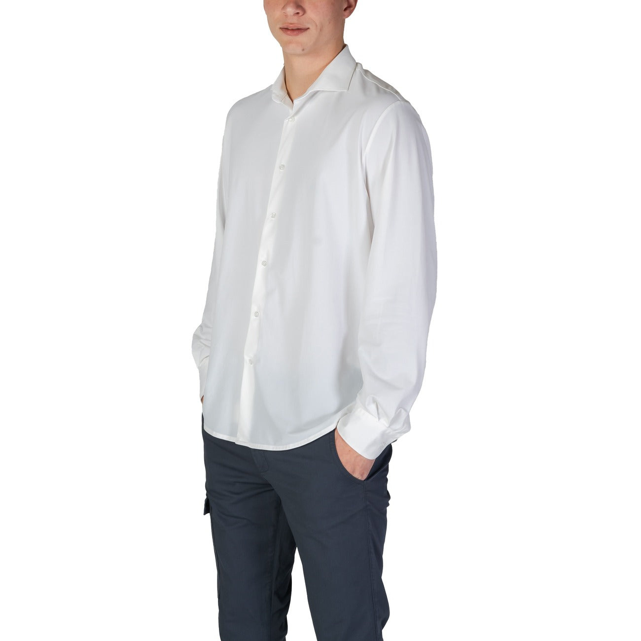 Men's Shirt Fashion Brand - White