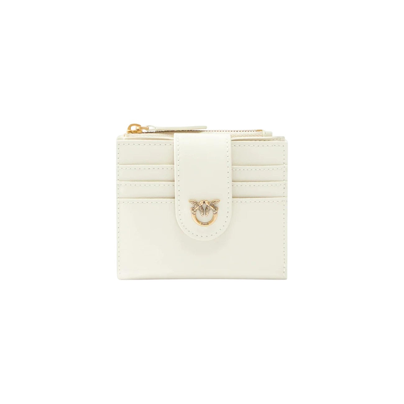 Portefeuille Pinko Femme en Cuir – Bordeaux et Blanc