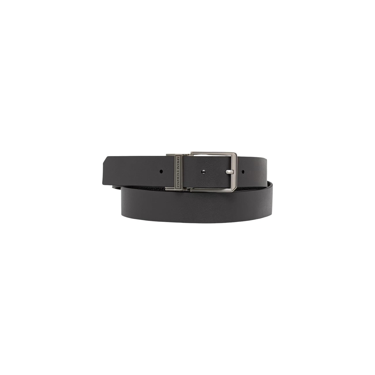 Ceinture Armani Exchange Homme en Cuir – Noir