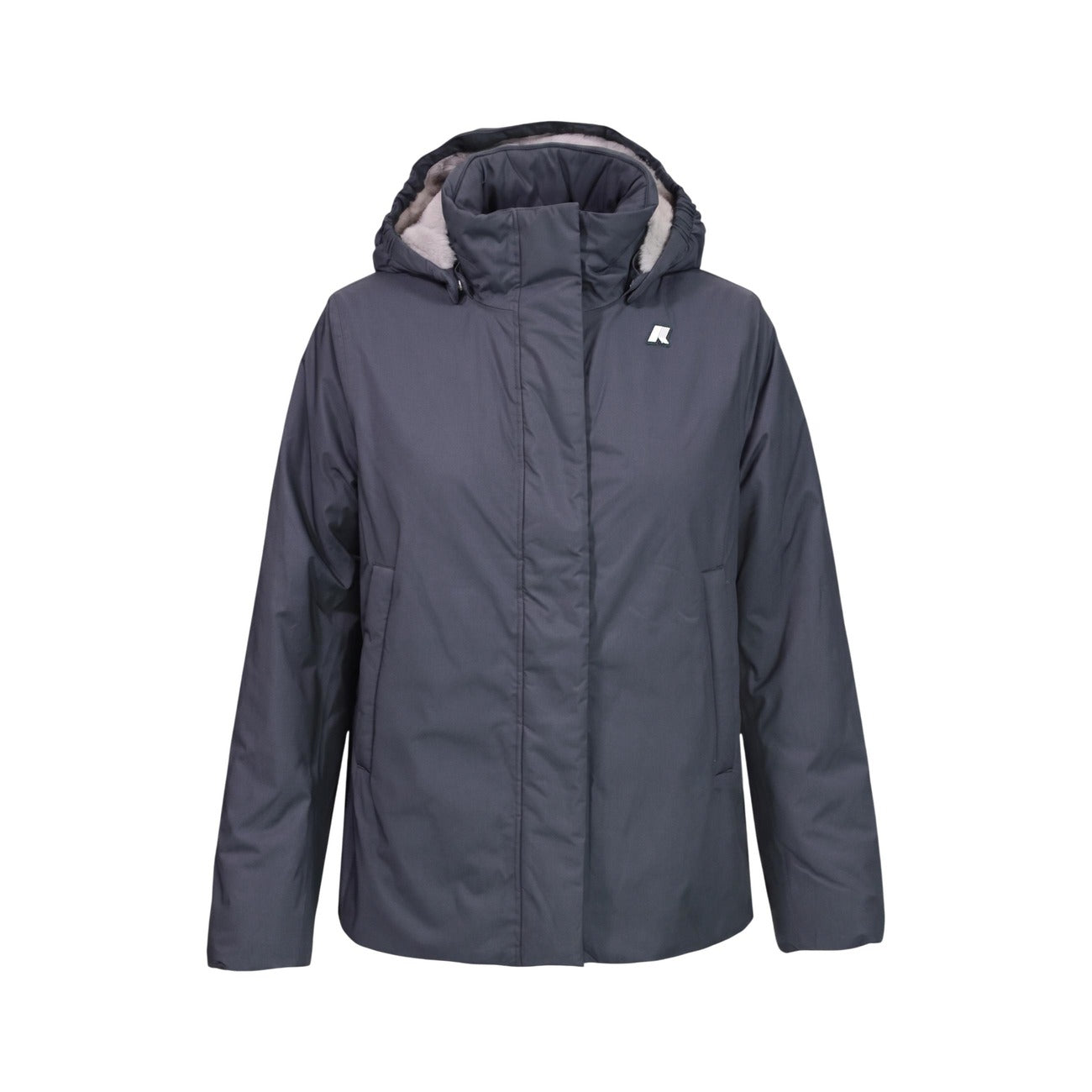 Manteau à Capuche K-Way Marlette Femme – Gris