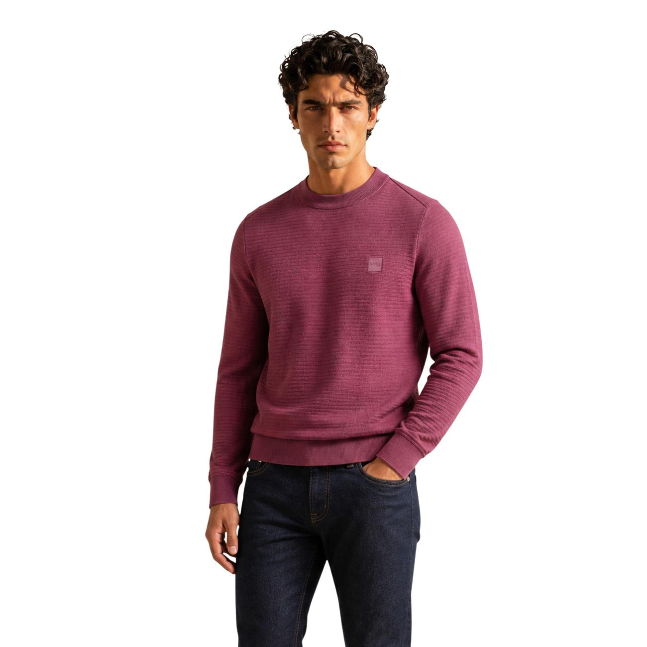 Pull homme BOSS coton & cachemire – Plusieurs coloris