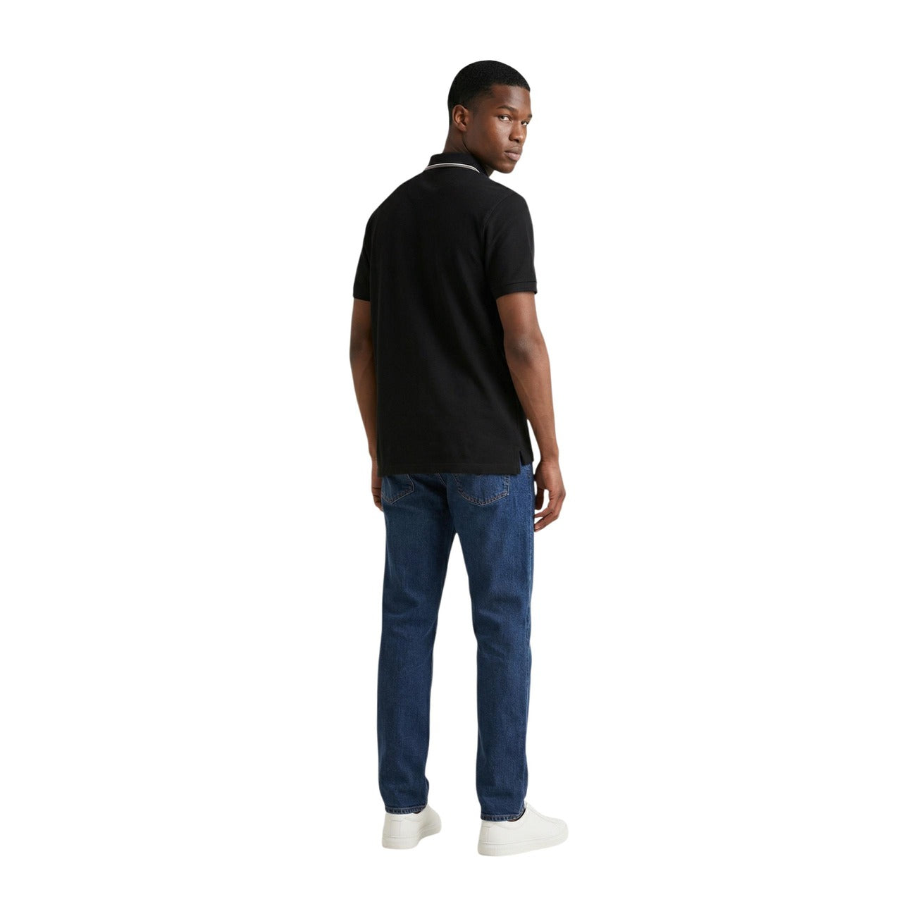 Men's black Colmar Originals polo shirt