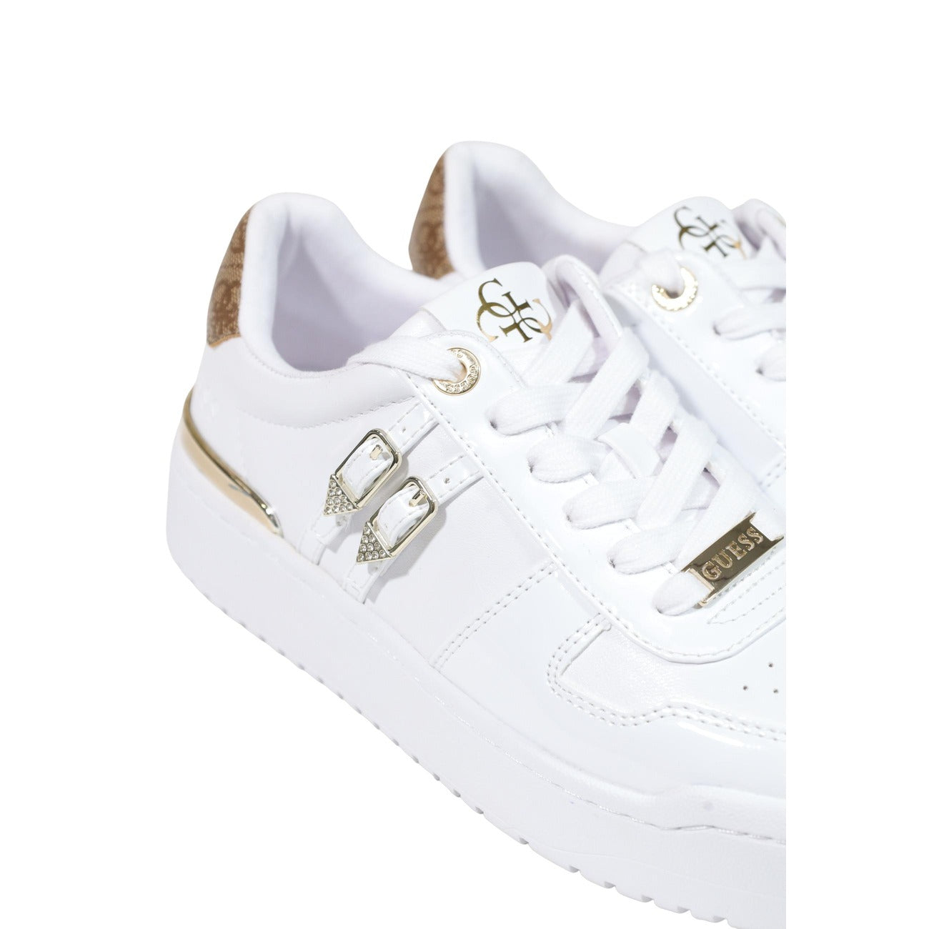 Baskets Guess Femme Maggnet – Blanc