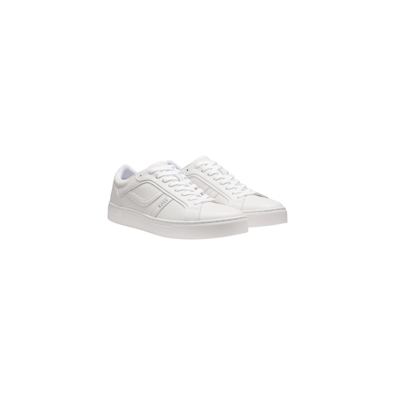 Baskets Boss Rhys Tenn PU Homme – Blanc