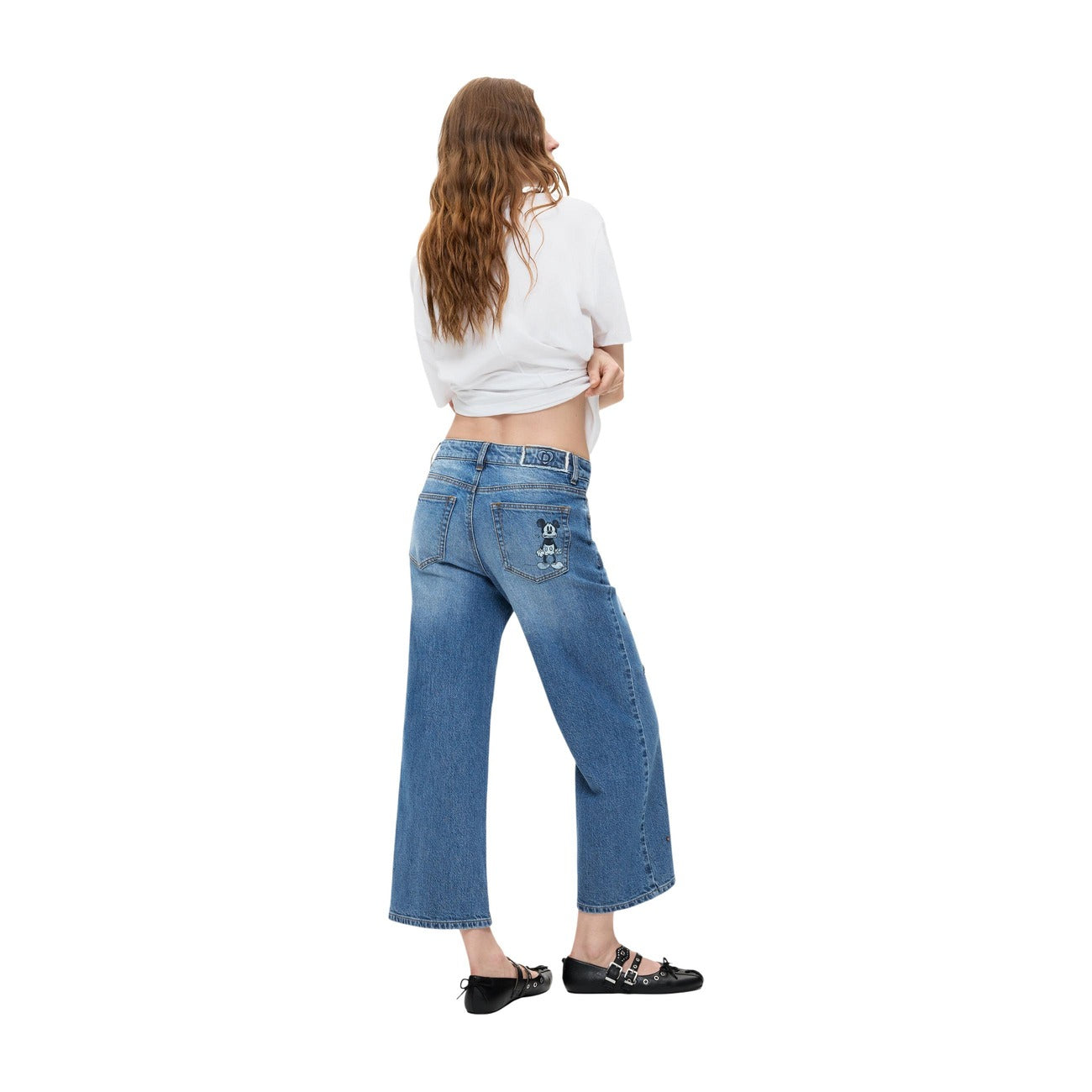 Desigual Women's Jeans with Pockets – Blue