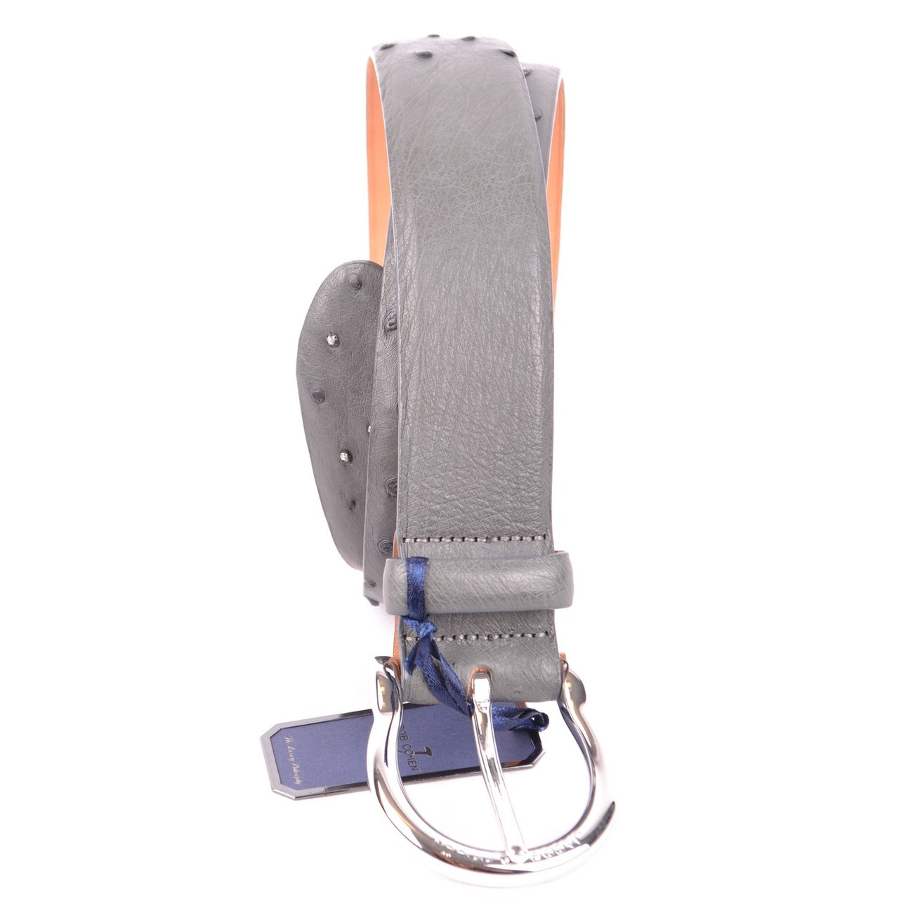 Jacob Cohen women's leather belt – Grey