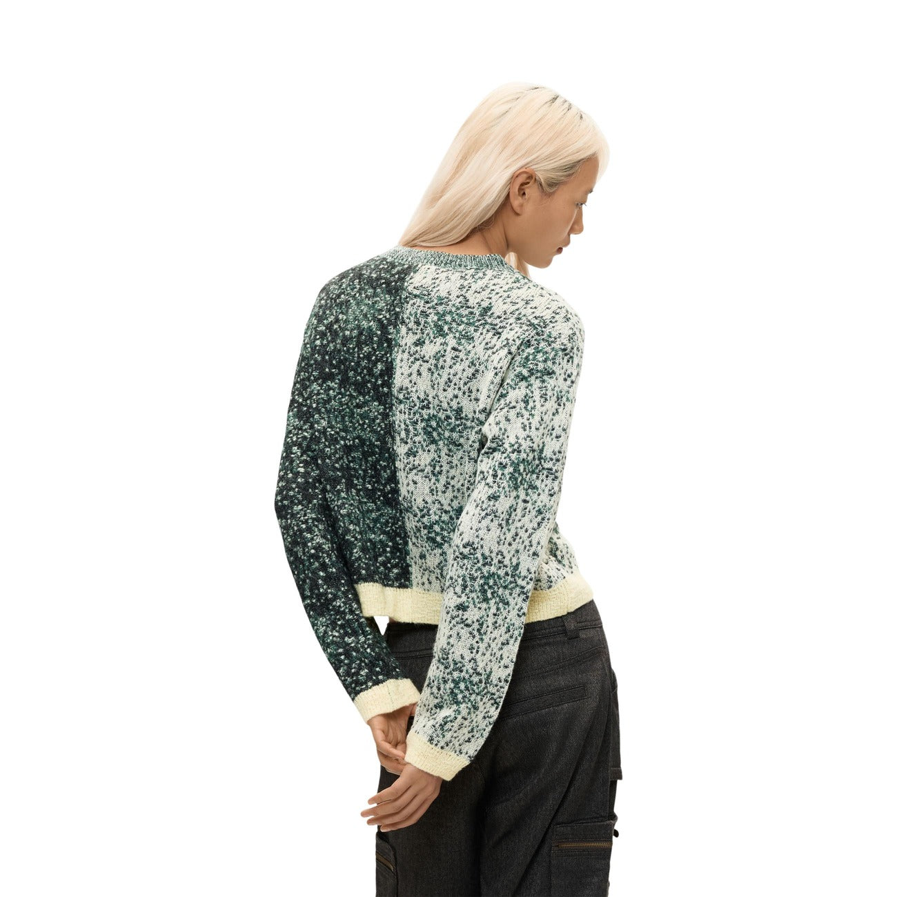 Pull femme Desigual avec laine – Vert