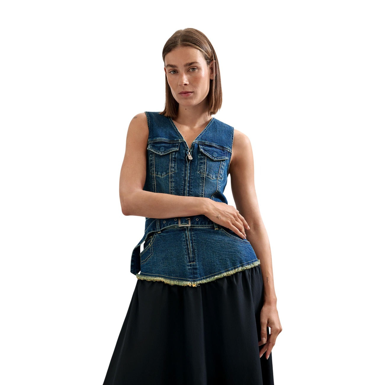 Desigual Women's Sleeveless Cotton Dress – Blue