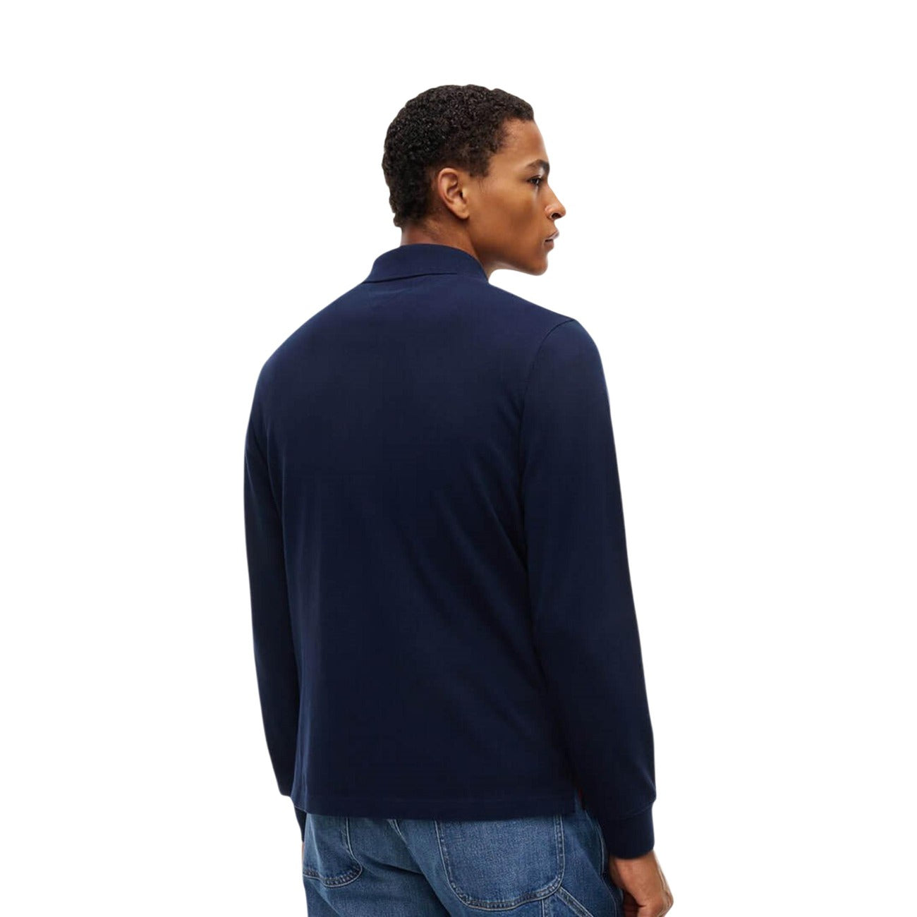 Polo Tommy Hilfiger Jeans Homme Manches Longues – Bleu