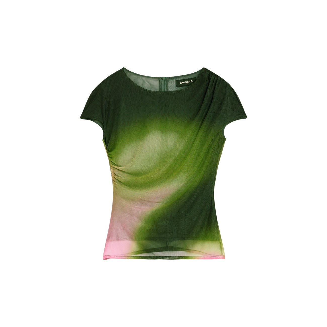 Women's Desigual Stretch T-Shirt - Black