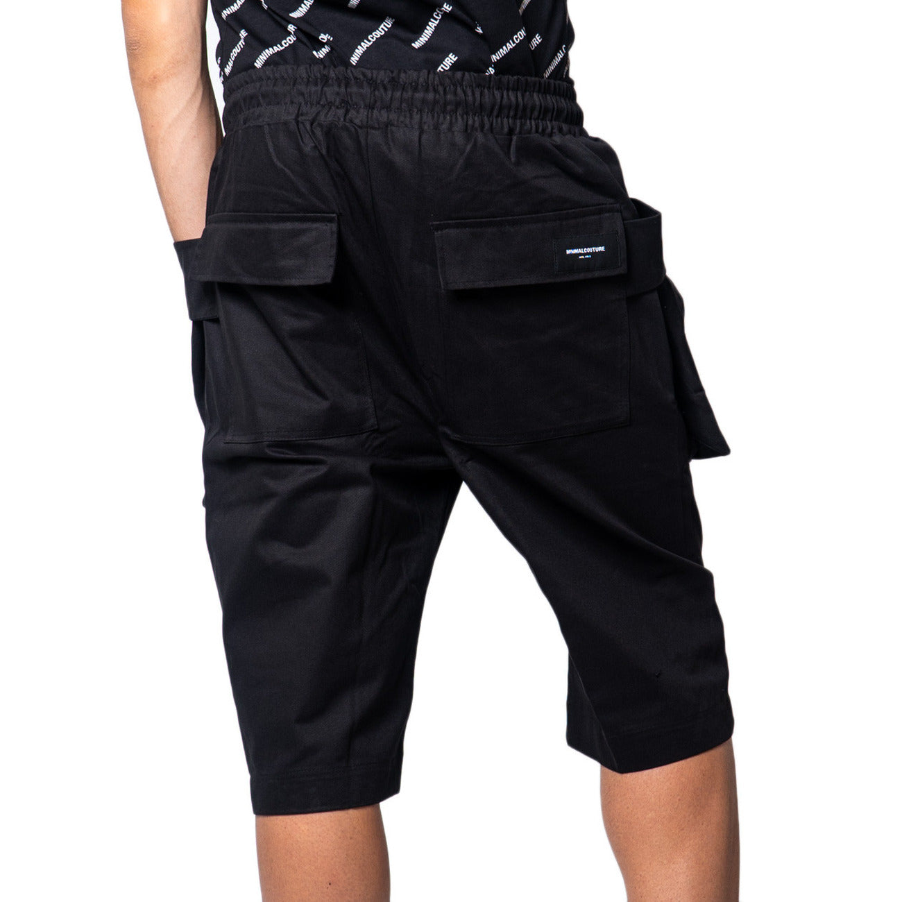 Men's black Bermuda shorts Minimal