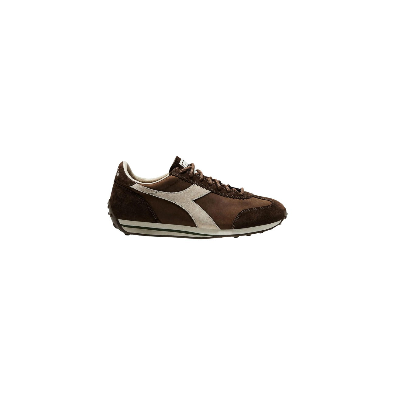 Diadora Men's Leather Sneakers – Green