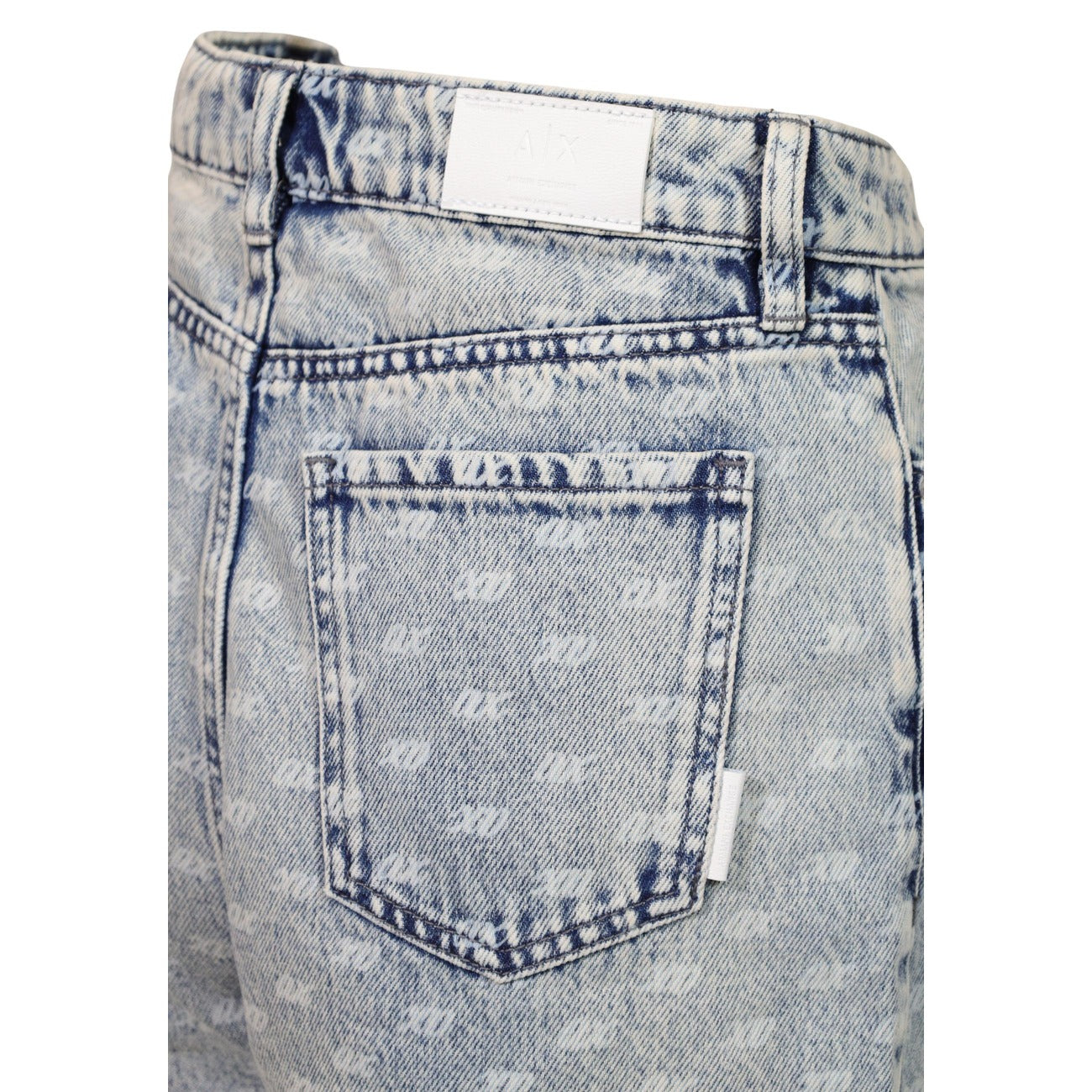 Pantalon Armani Exchange Femme en Coton – Bleu