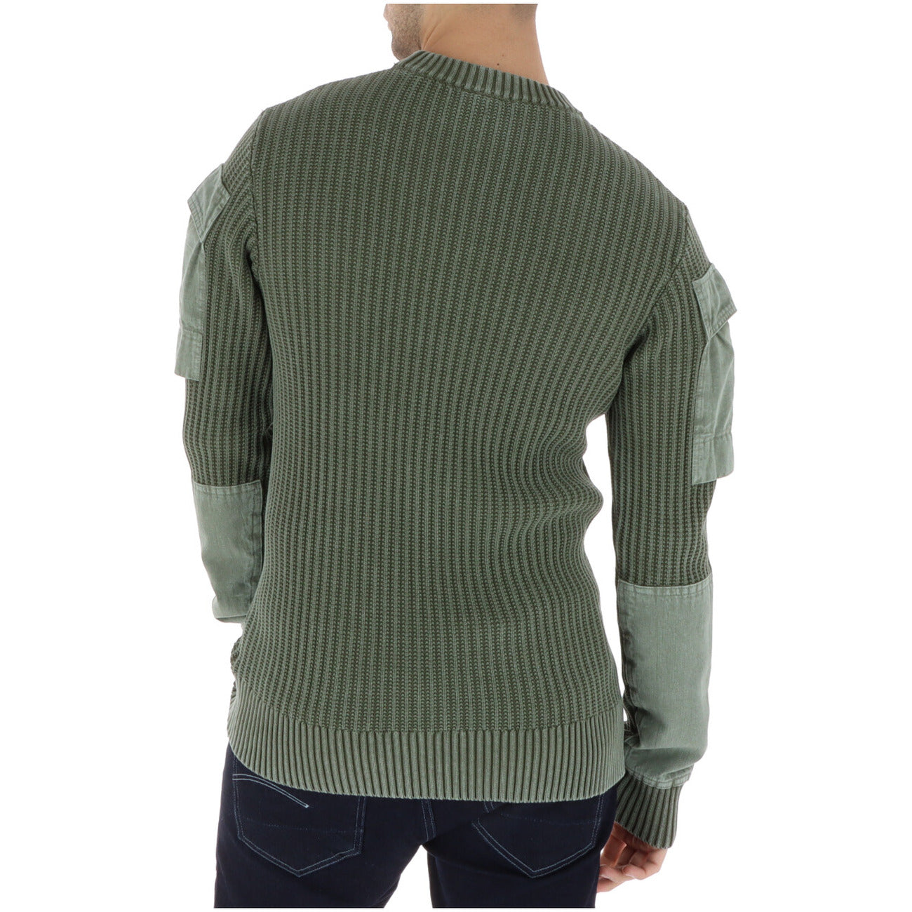 Pull homme G-Star en coton – Vert et Beige