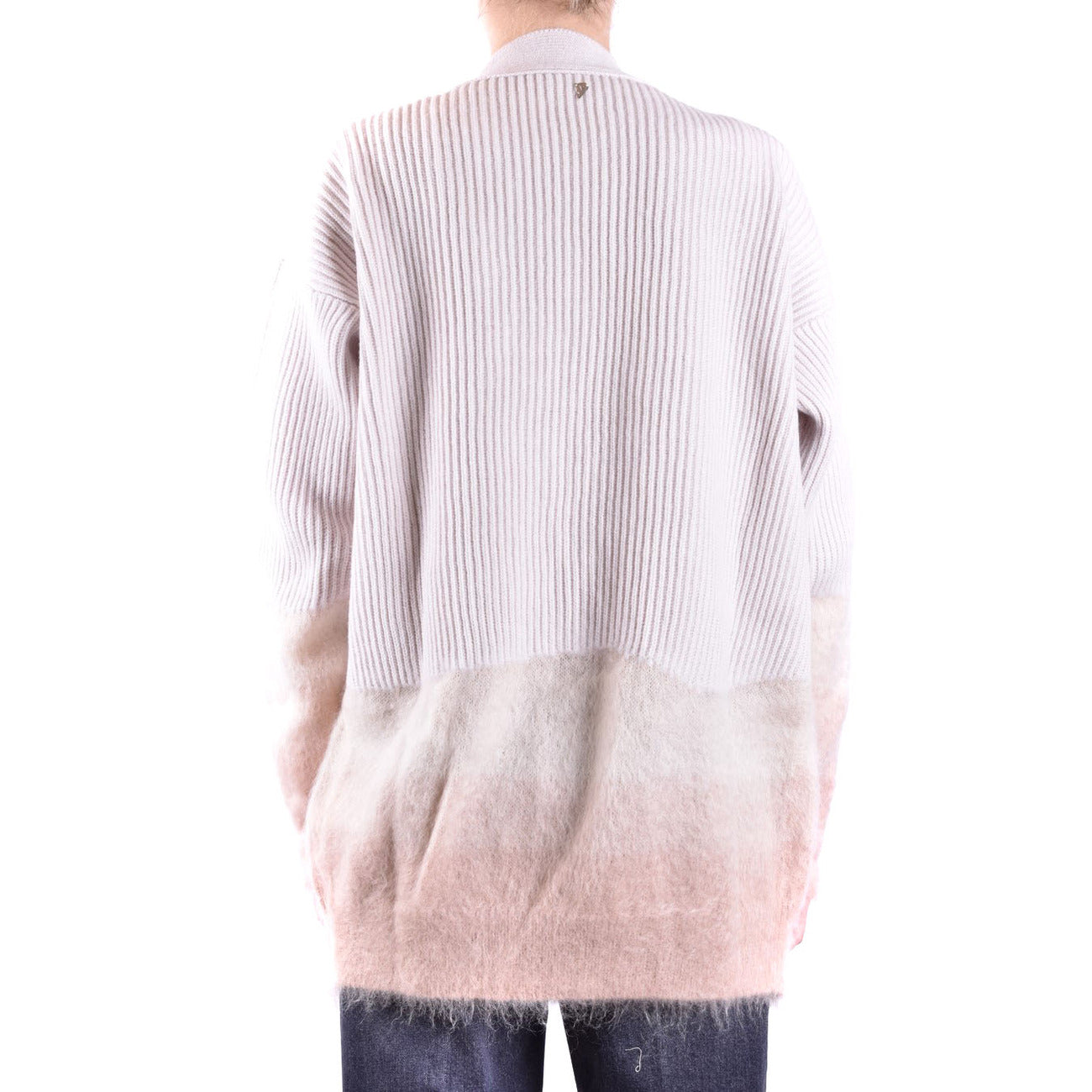 Cardigan femme Dondup laine et mohair – Blanc