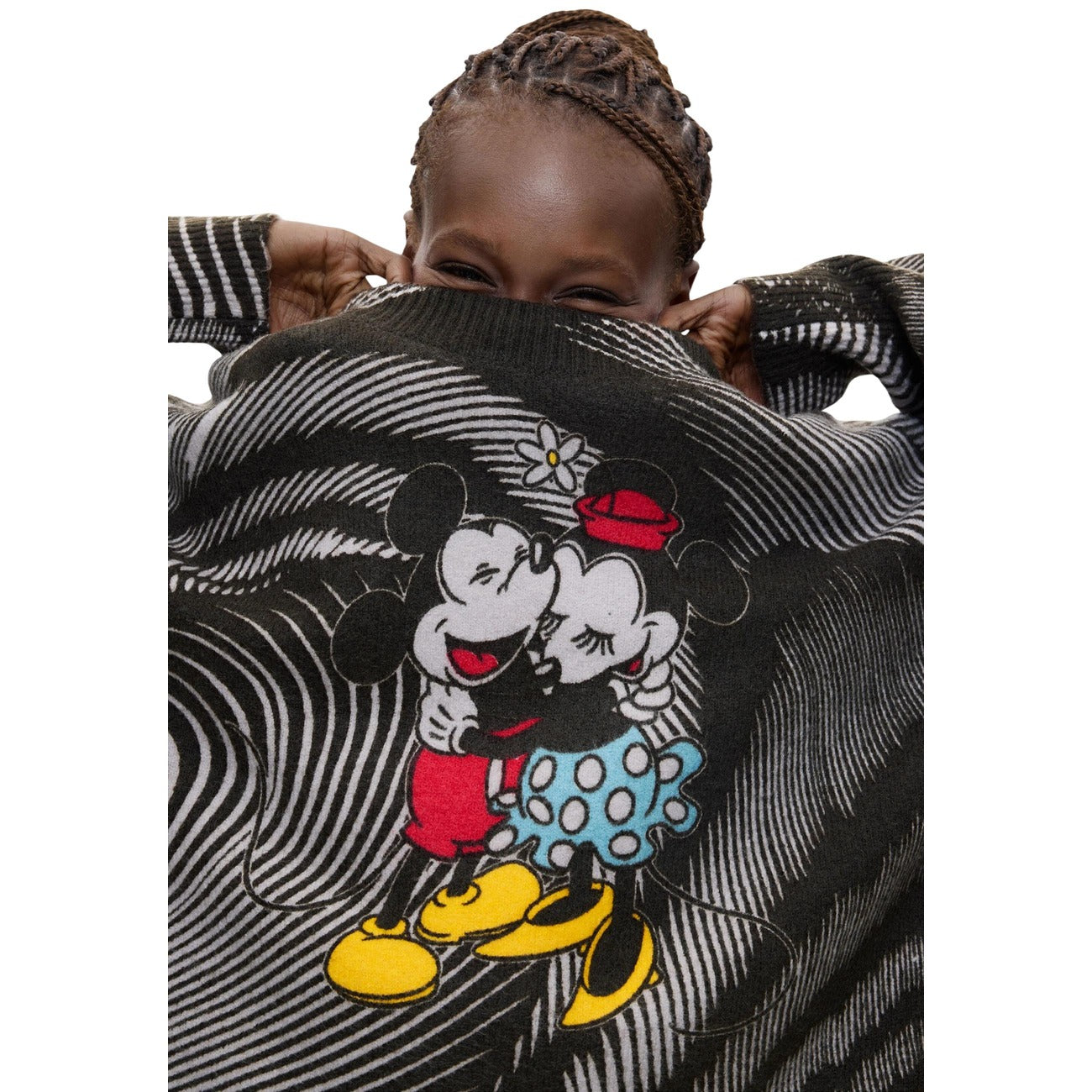 Pull femme Desigual – Noir et blanc