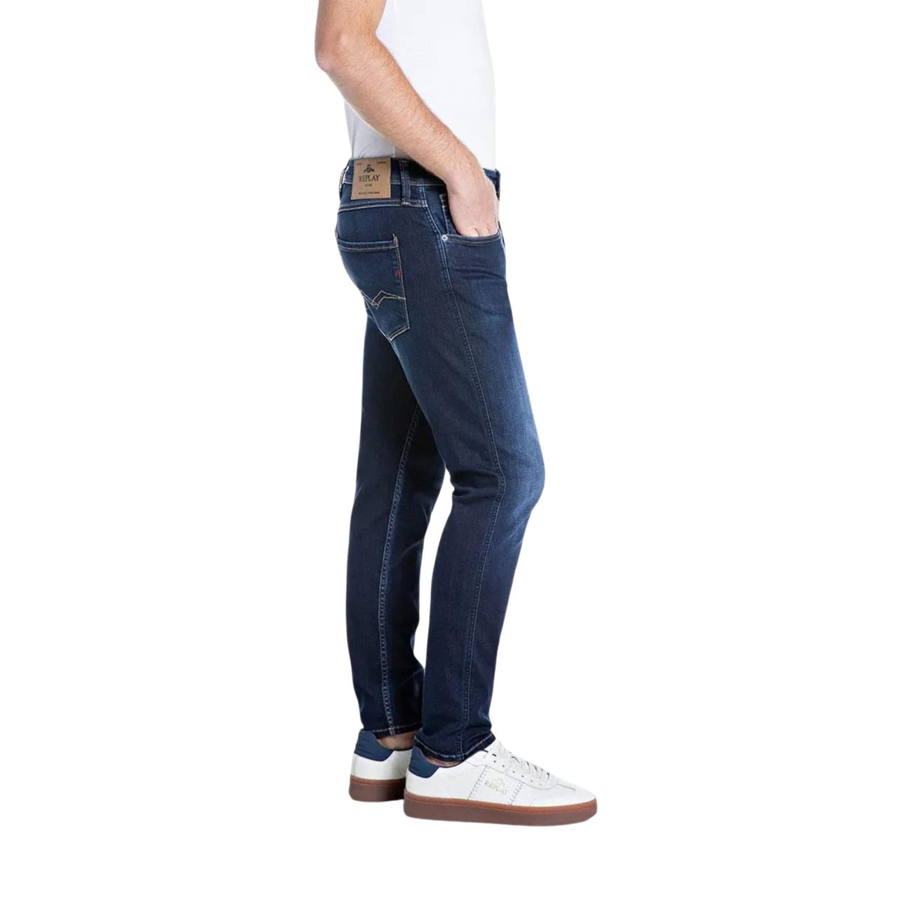 Jean Replay Homme Stretch – Bleu Indigo