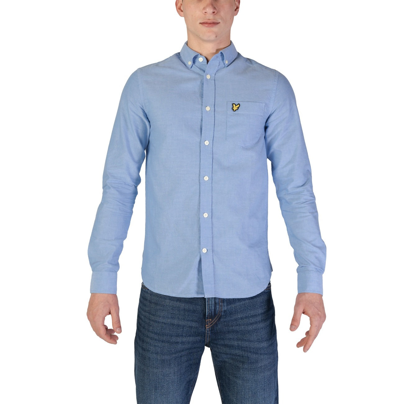 Chemise Lyle & Scott Homme en Coton – Bleu Azur